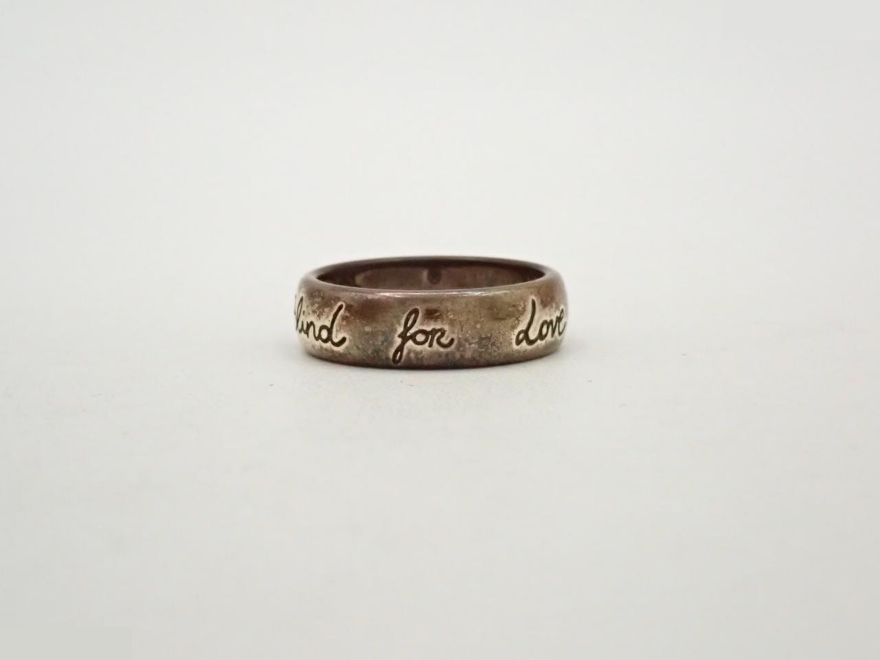 Ring, Blind for Love, Size 46, AG925, 3.6g