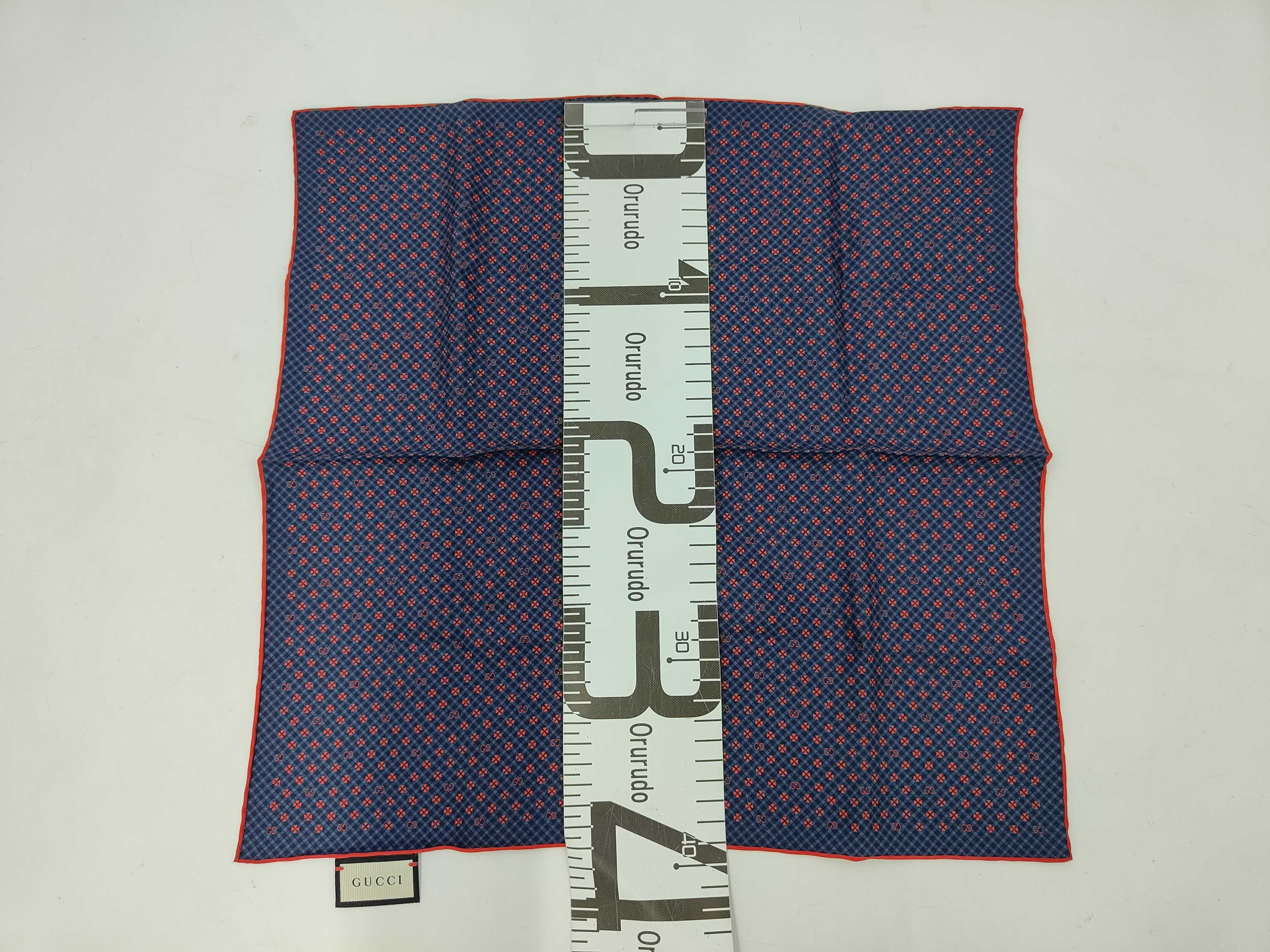 Interlocking G Logo Clover Motif Handkerchief Scarf 604097 Other Accessories — view 2