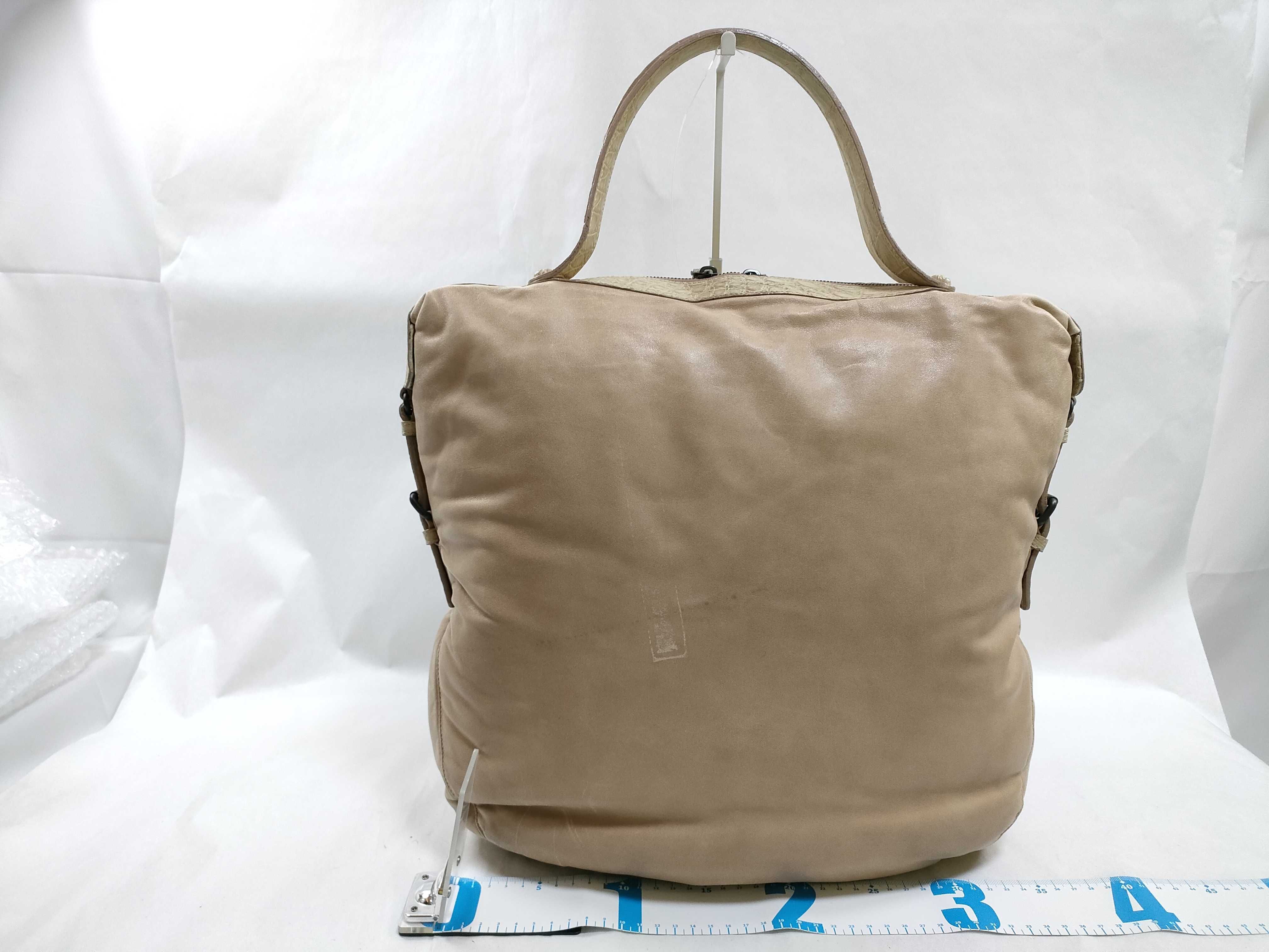 handbag, beige. — view 2