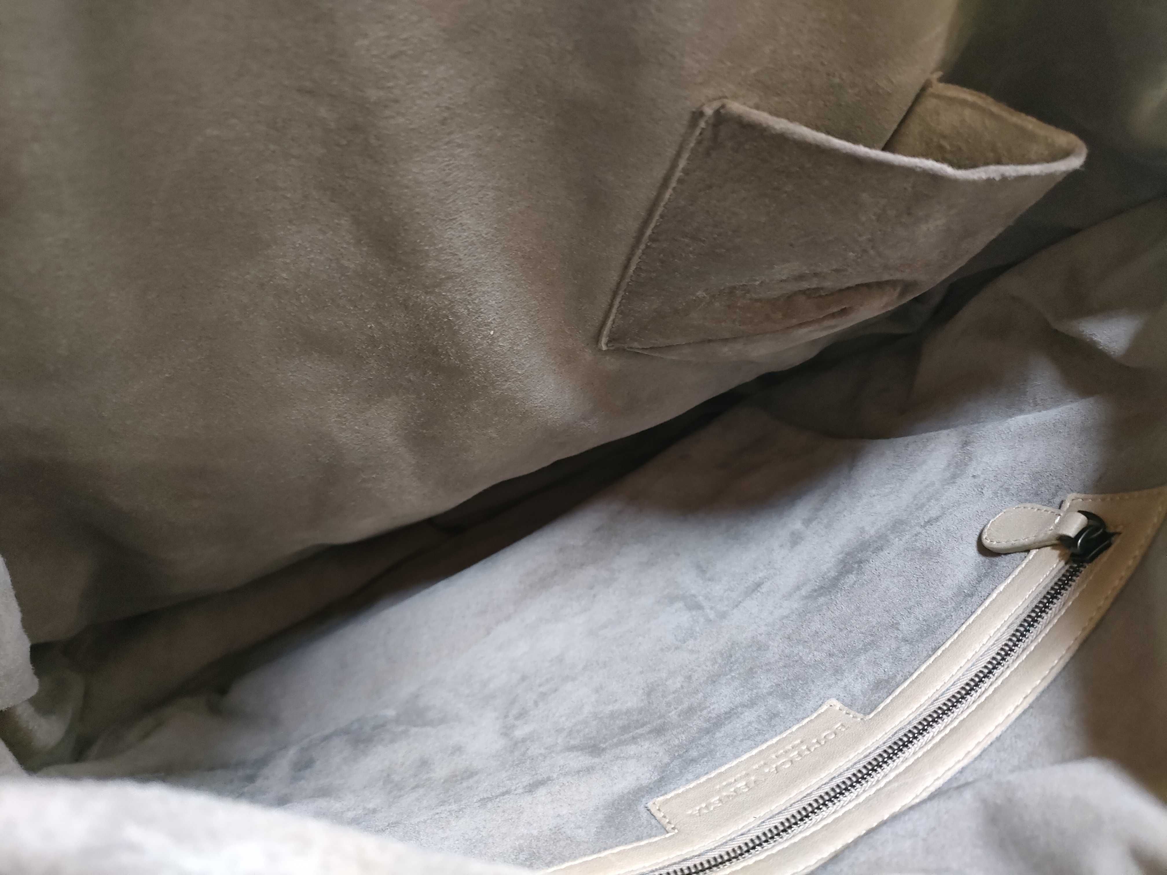 handbag, beige. — view 10