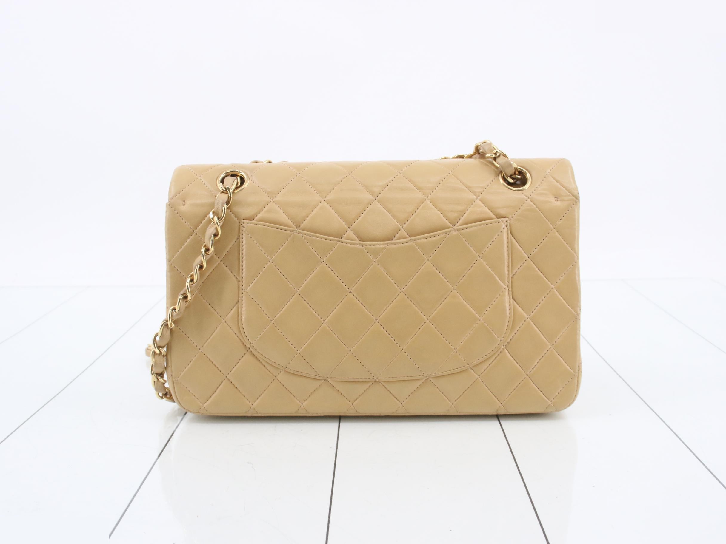 Item #6, A01112, Beige, Lambskin, Gold Hardware, Matelassé 25 — view 2
