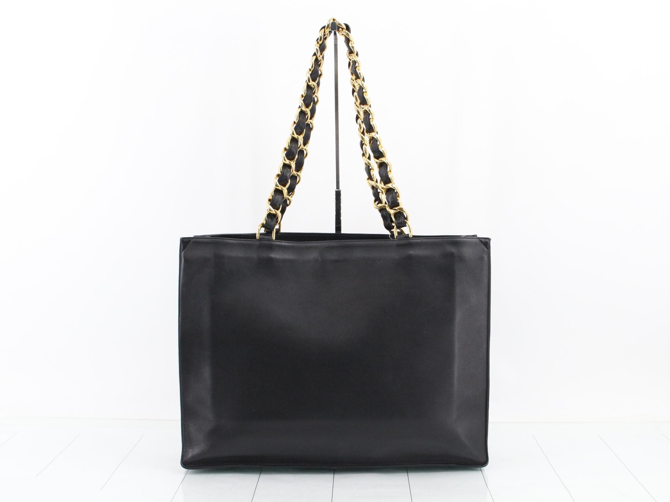 Lambskin tote bag — view 2