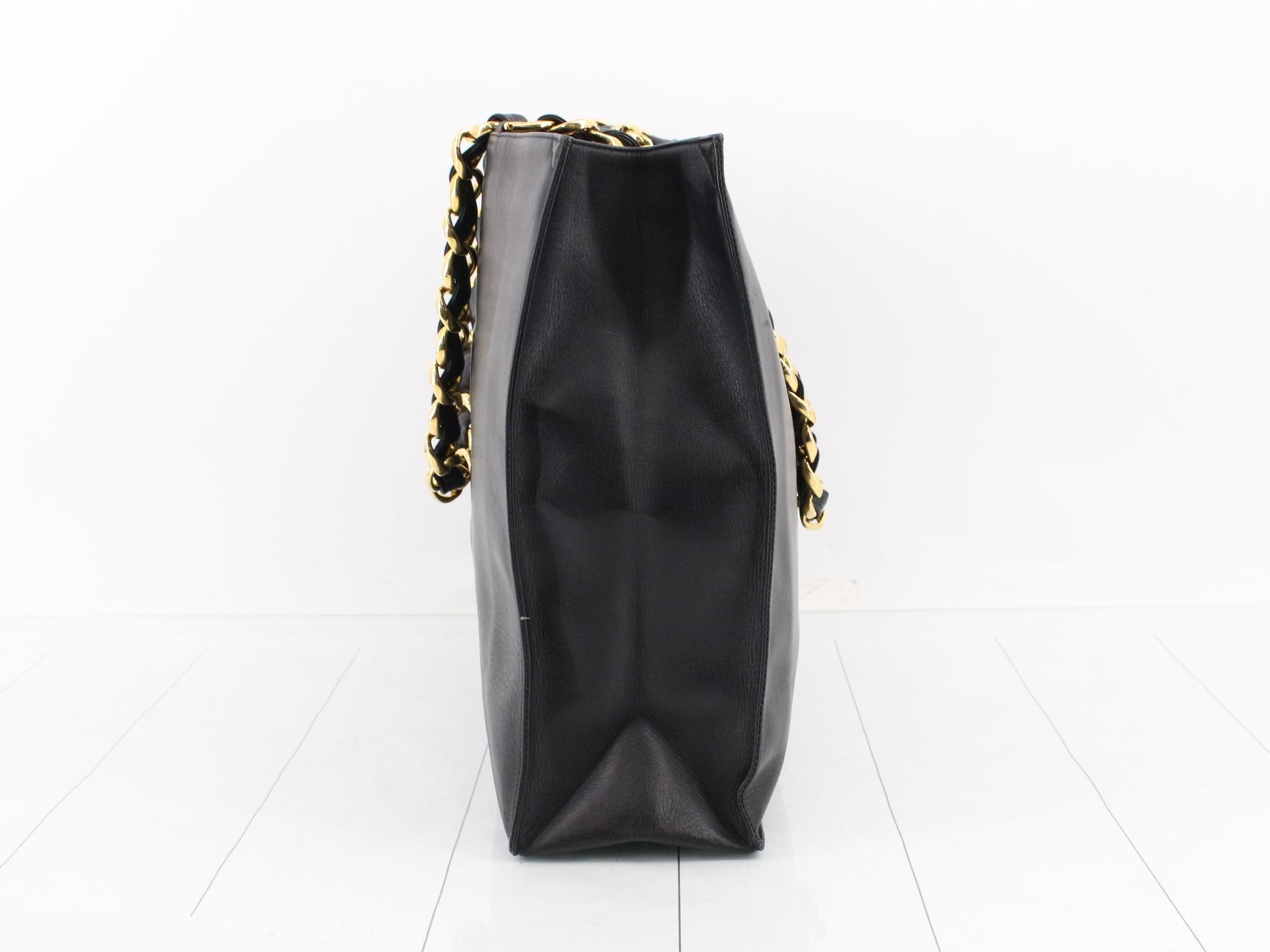 Lambskin tote bag — view 3