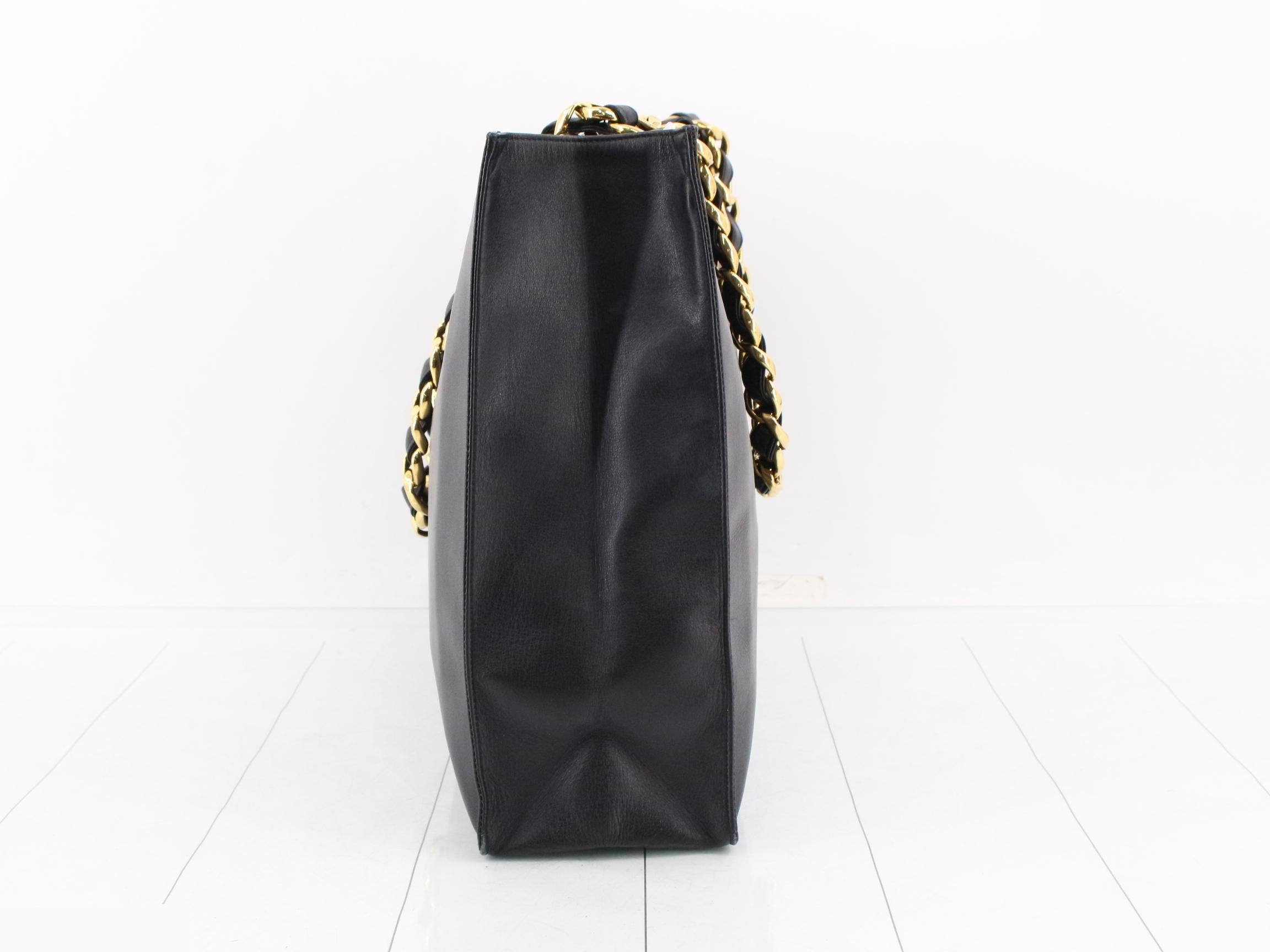 Lambskin tote bag — view 4