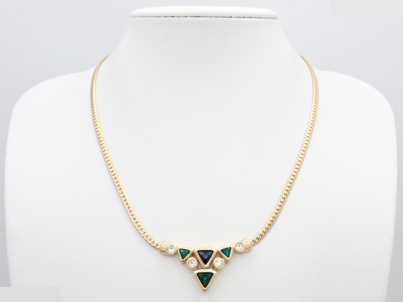 colored gemstone necklace, neck circumference approximately 42cm — view 3