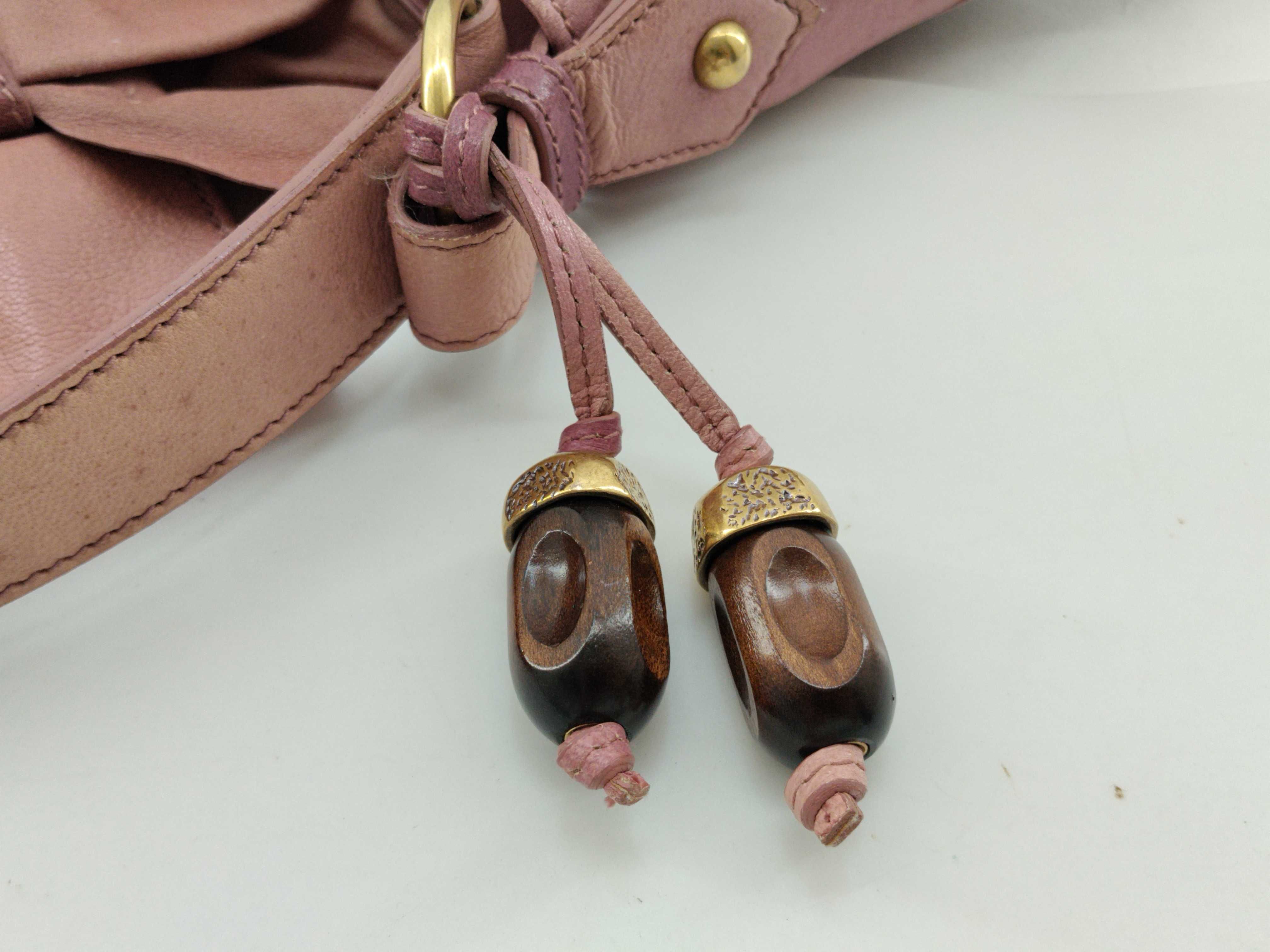 Rive Gauche Ribbon Shoulder Bag, YSL Hobo Bag, Pink Shoulder Bag — view 11