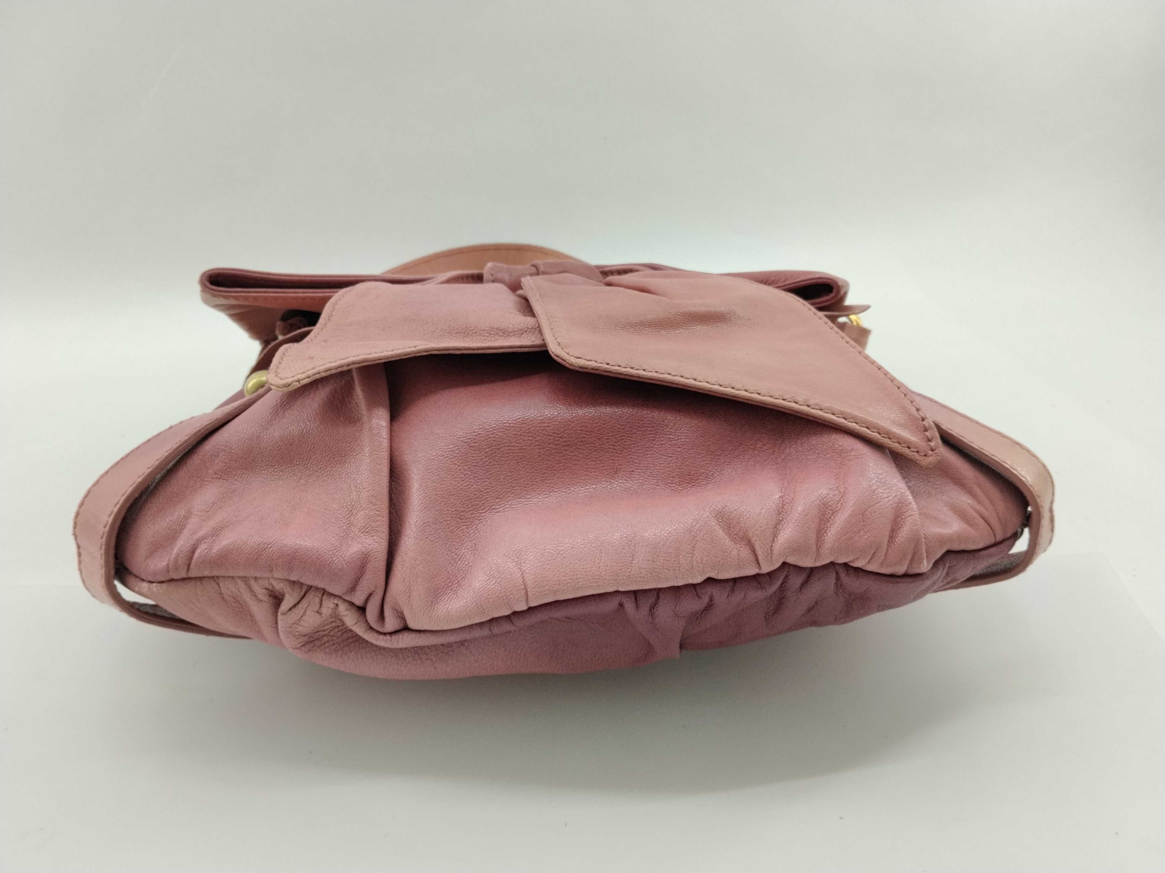 Rive Gauche Ribbon Shoulder Bag, YSL Hobo Bag, Pink Shoulder Bag — view 3