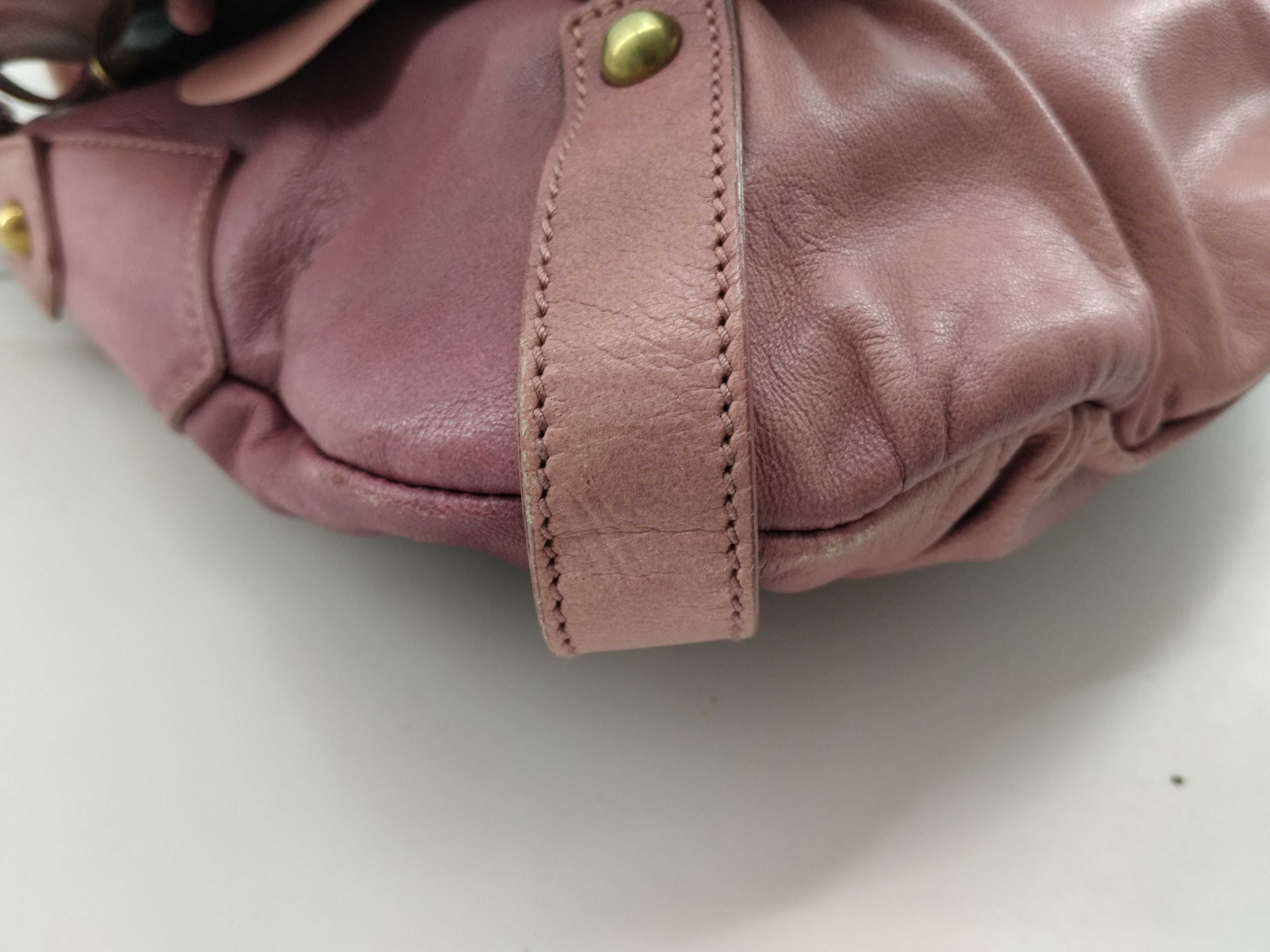 Rive Gauche Ribbon Shoulder Bag, YSL Hobo Bag, Pink Shoulder Bag — view 4