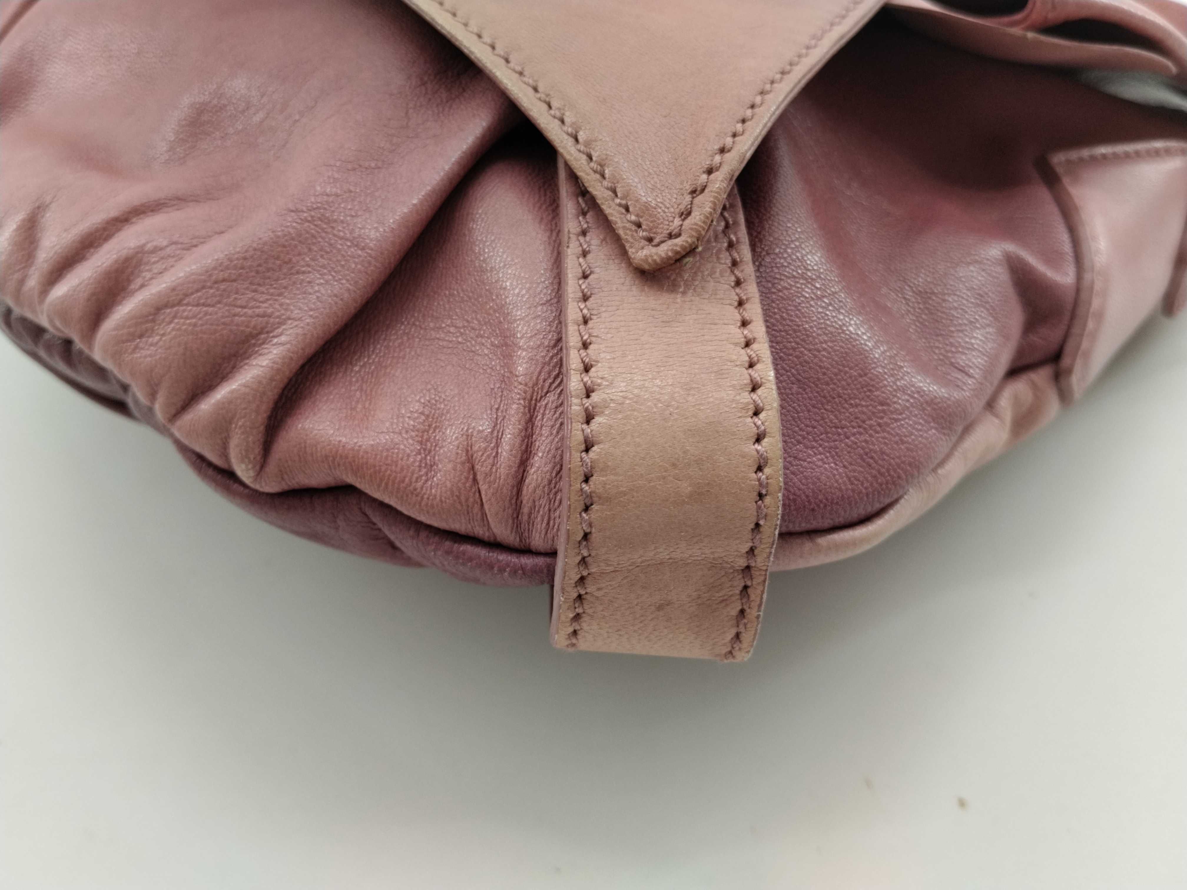 Rive Gauche Ribbon Shoulder Bag, YSL Hobo Bag, Pink Shoulder Bag — view 5