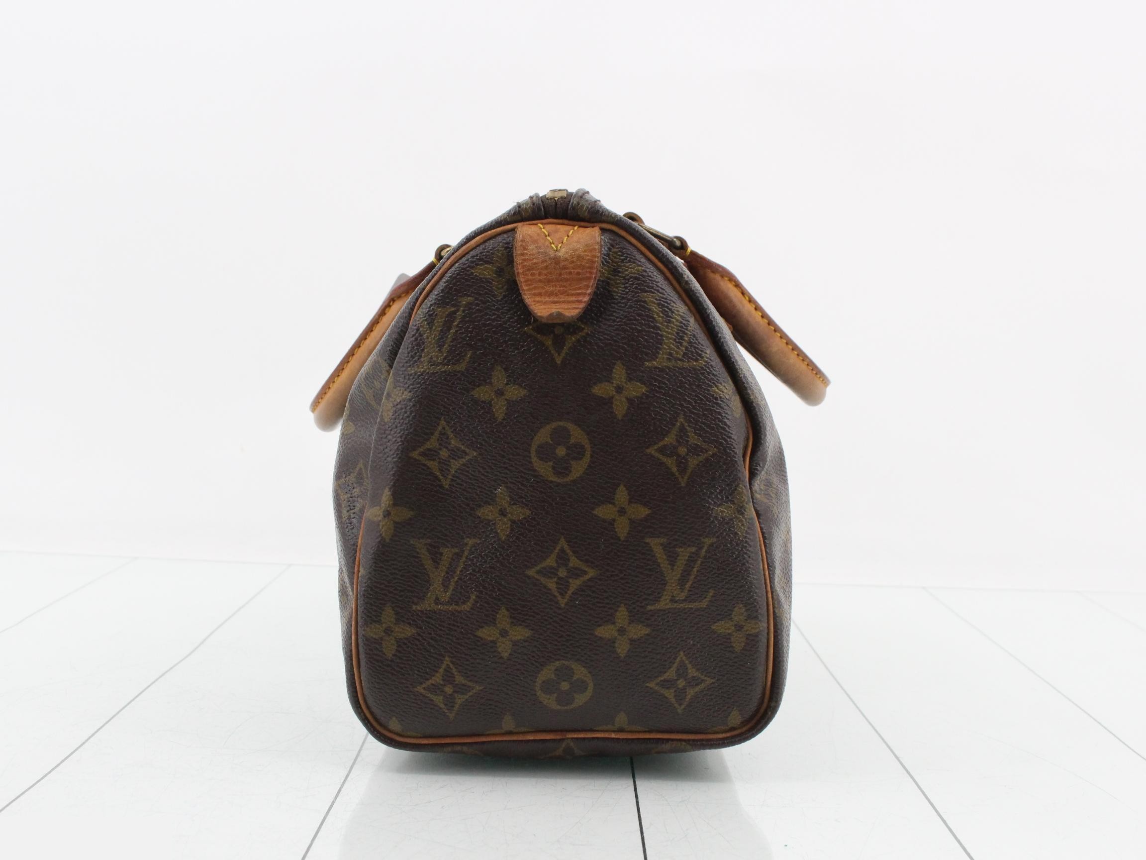 M41528 Speedy 25 Monogram Handbag, Brown Leather — view 4