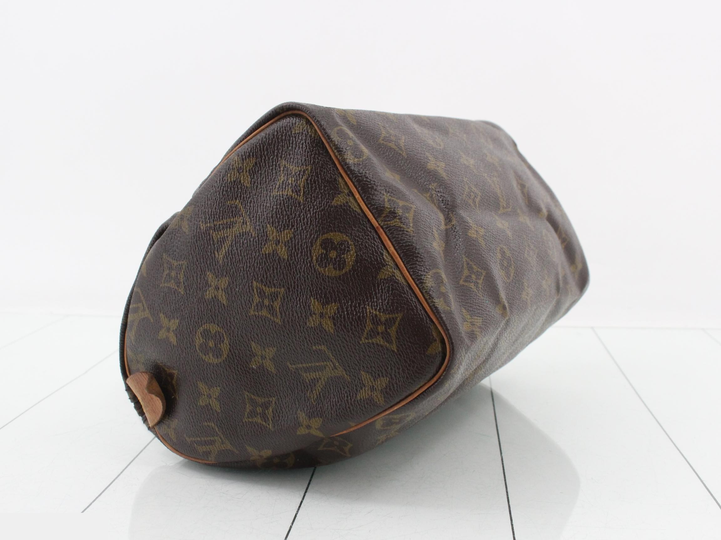 M41528 Speedy 25 Monogram Handbag, Brown Leather — view 5