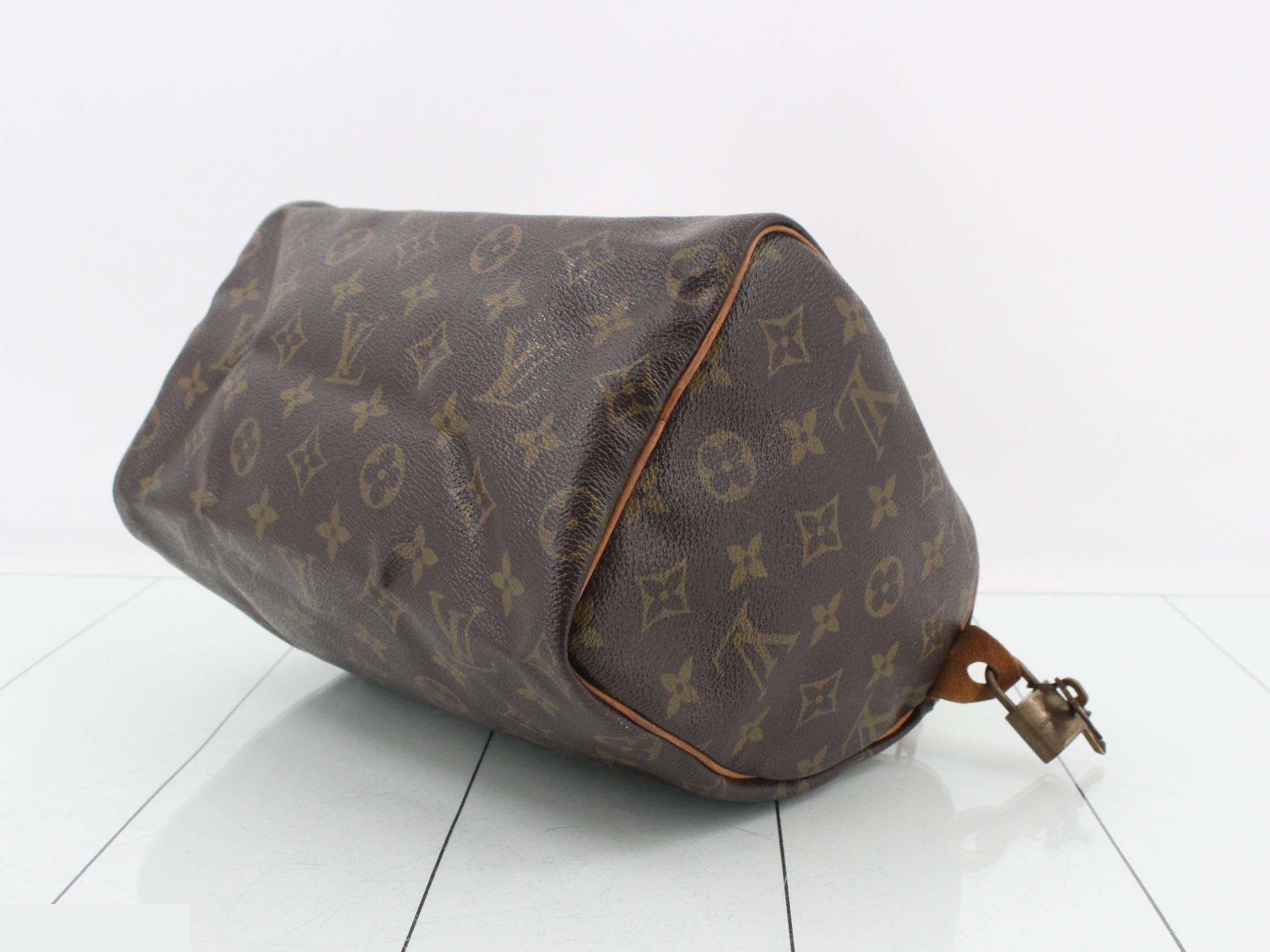 M41528 Speedy 25 Monogram Handbag, Brown Leather — view 6