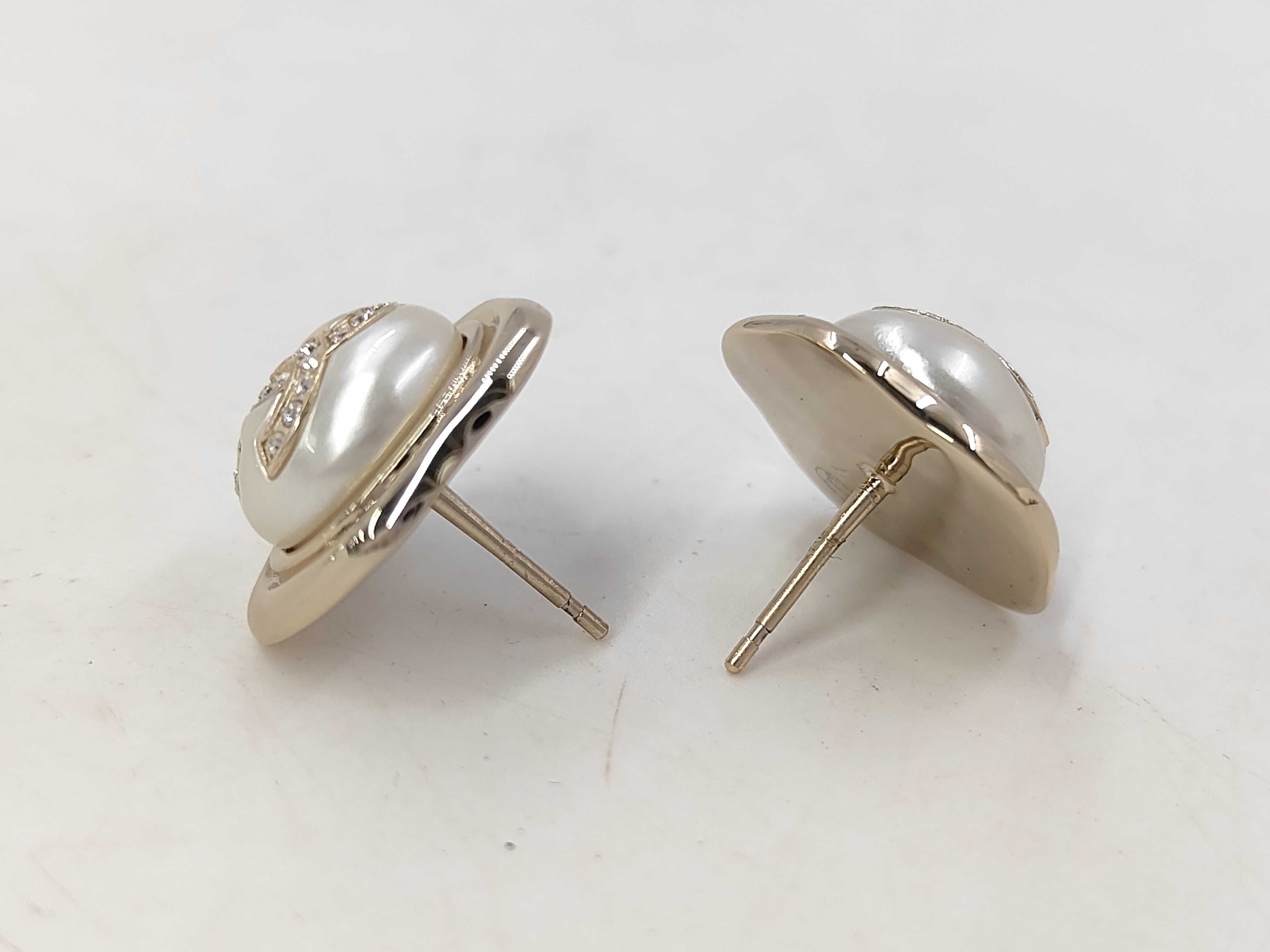 earrings, Coco Mark, stone, pearl, B22S earrings — view 4