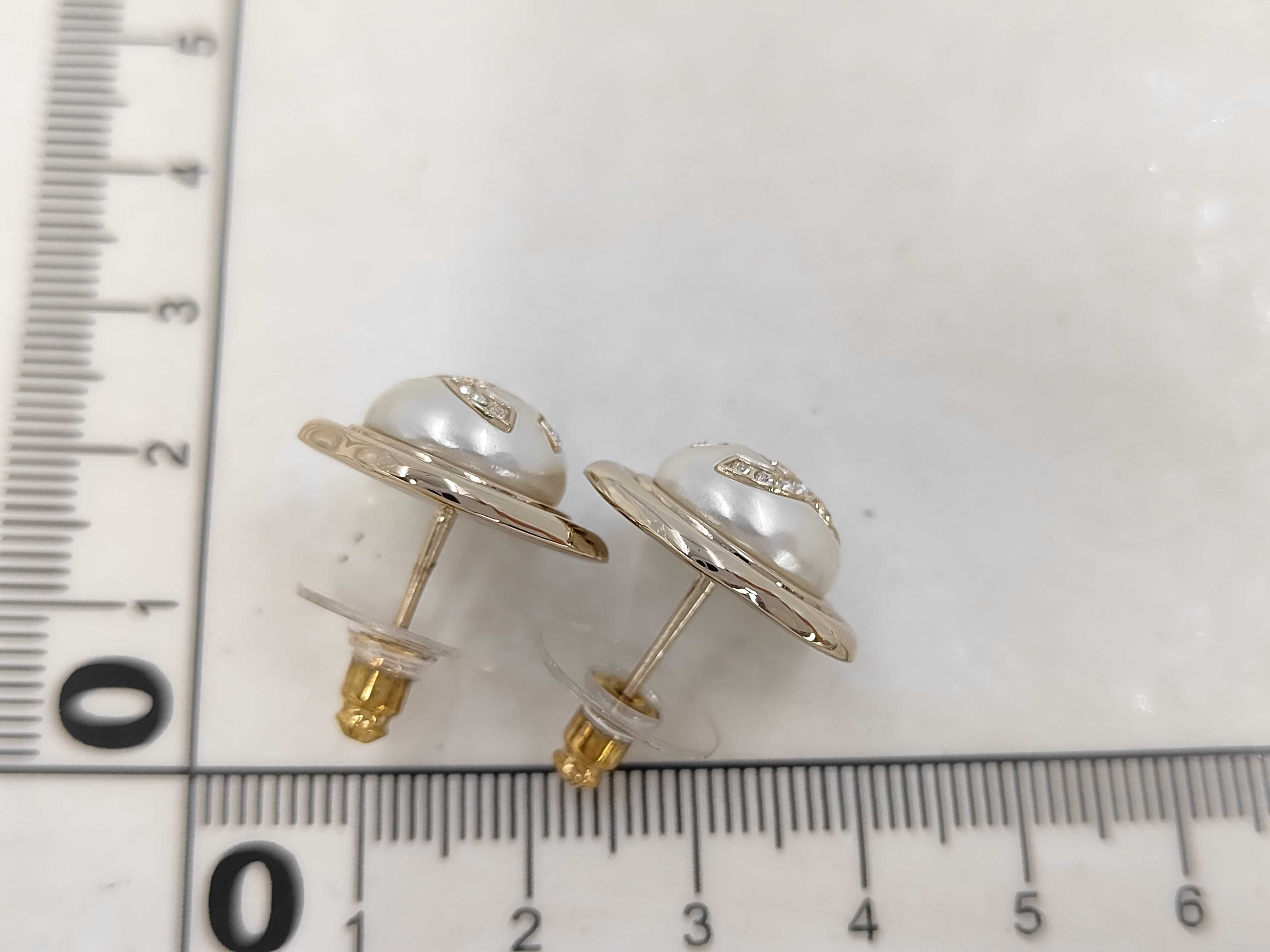 earrings, Coco Mark, stone, pearl, B22S earrings — view 8