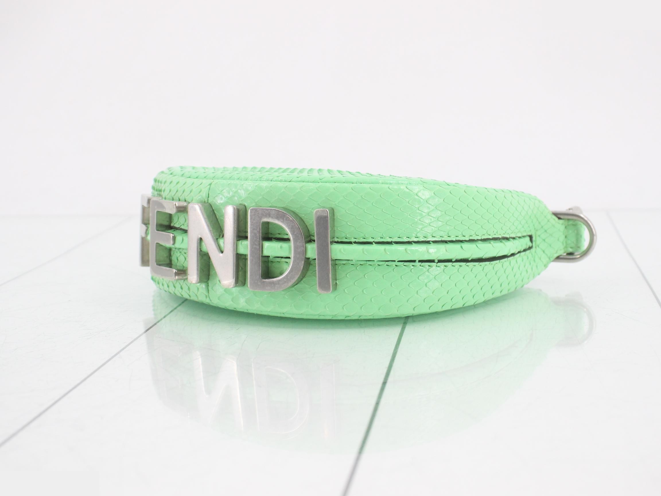 Unused Python Nano Fendi Graphy Handbag — view 6