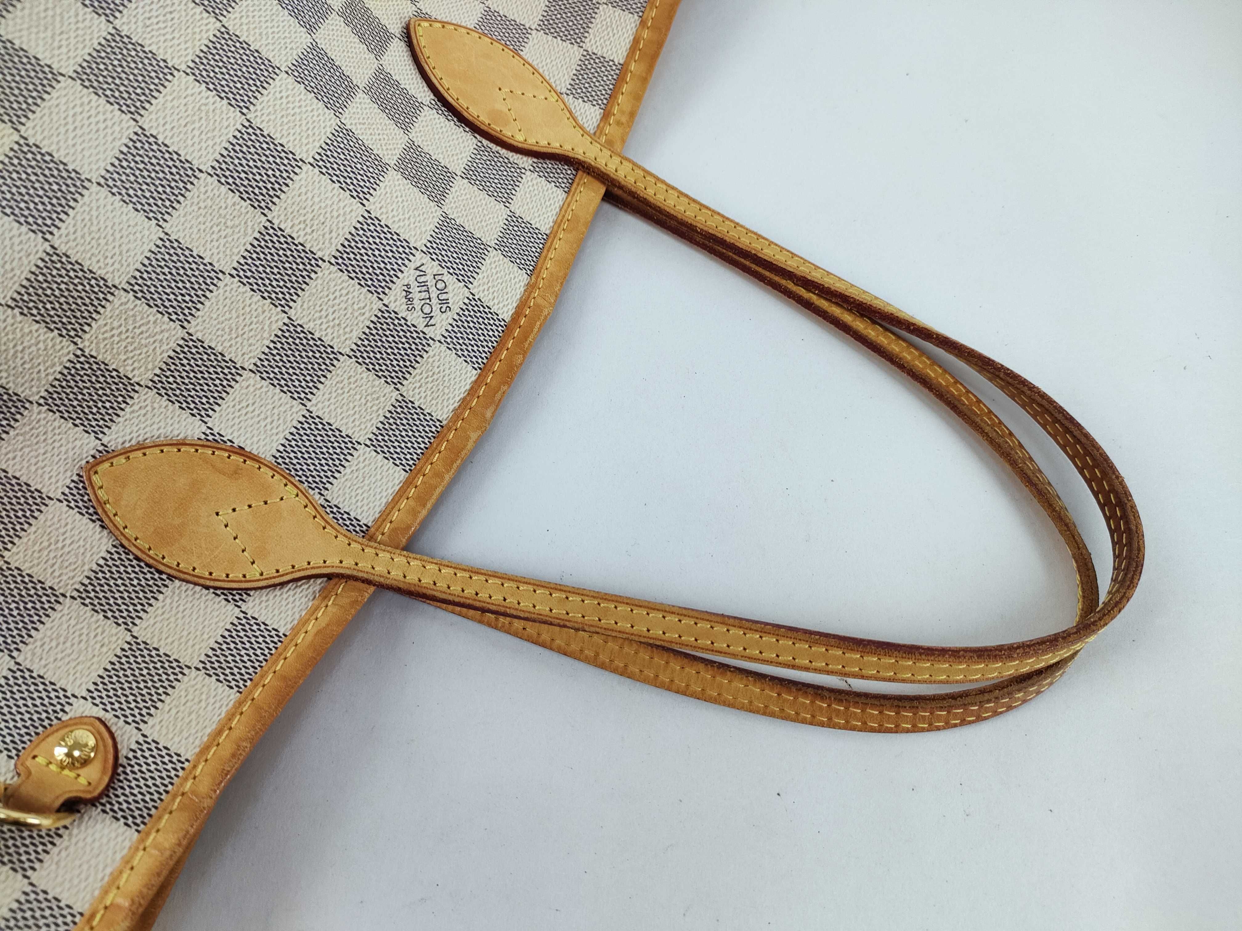 Damier Azur Neverfull PM Tote Bag — view 3