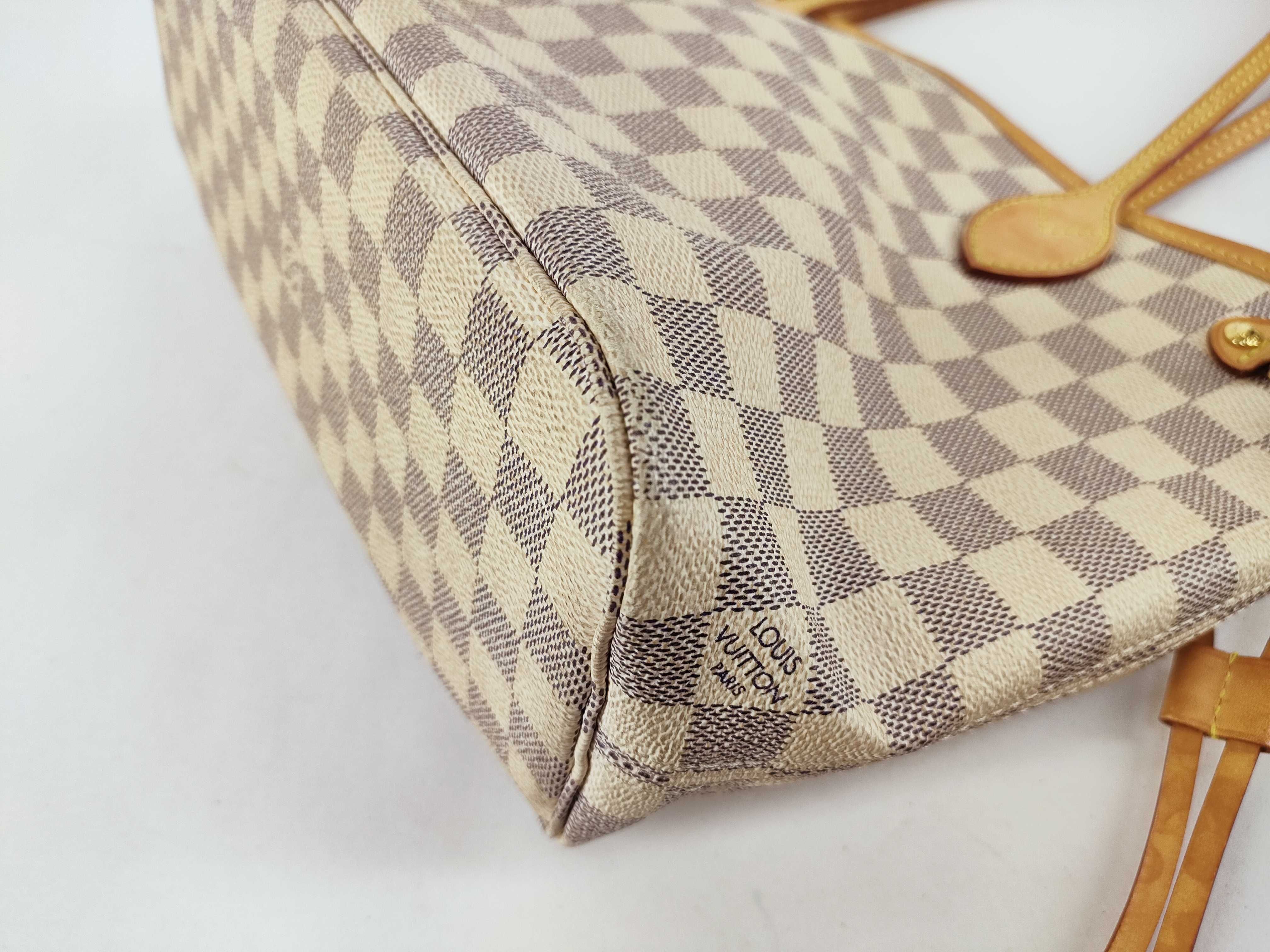 Damier Azur Neverfull PM Tote Bag — view 6