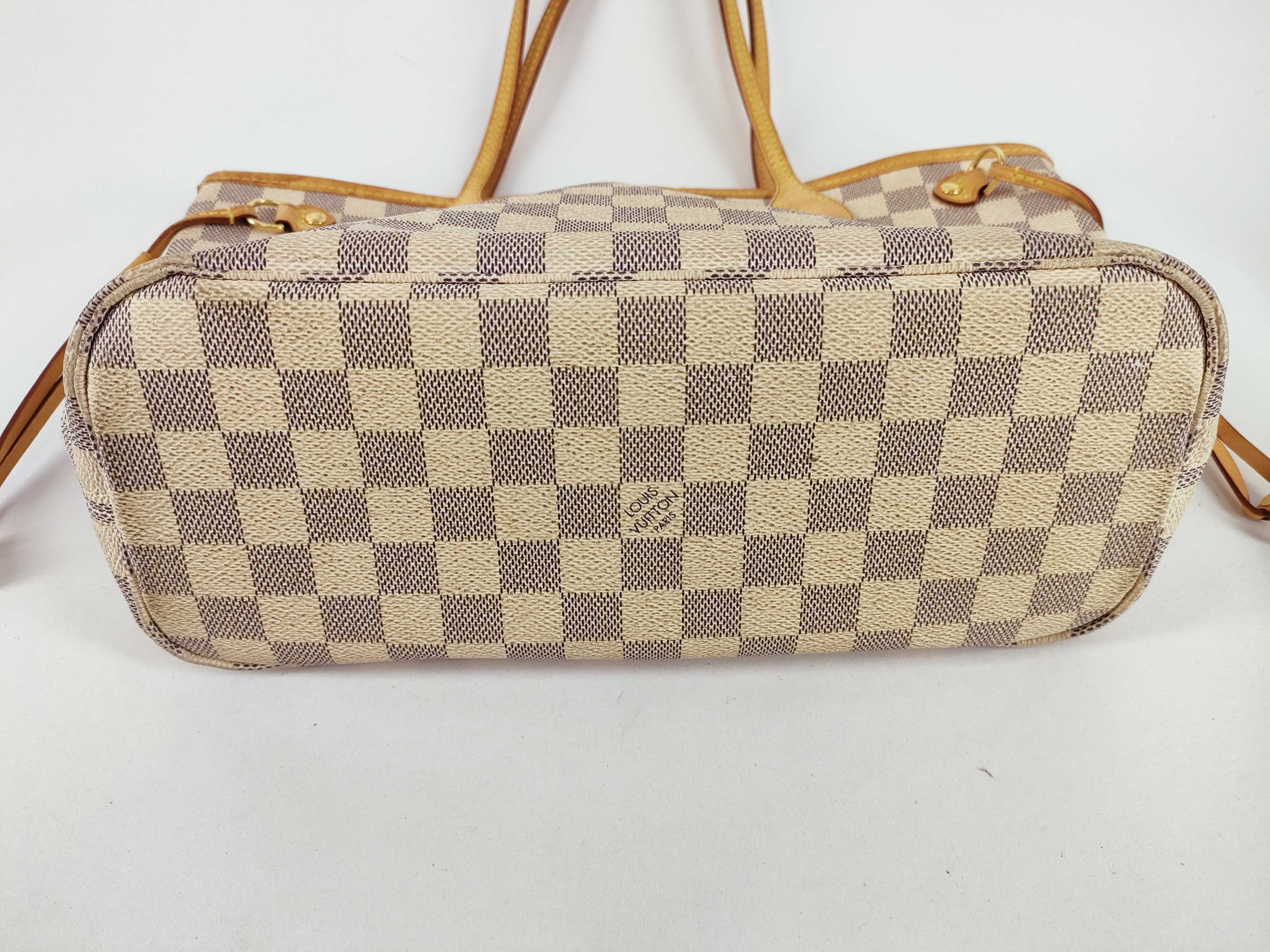 Damier Azur Neverfull PM Tote Bag — view 7