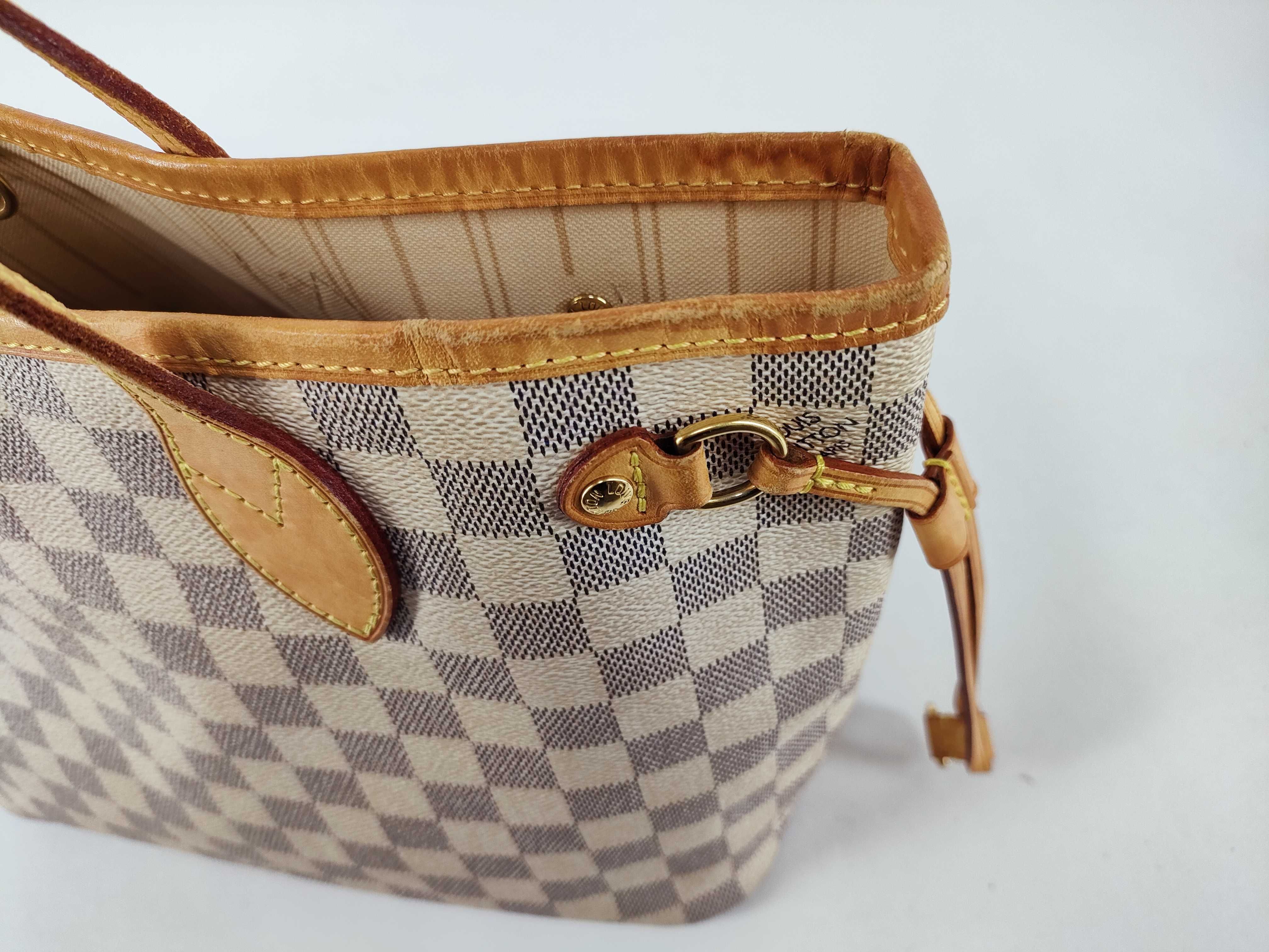 Damier Azur Neverfull PM Tote Bag — view 9