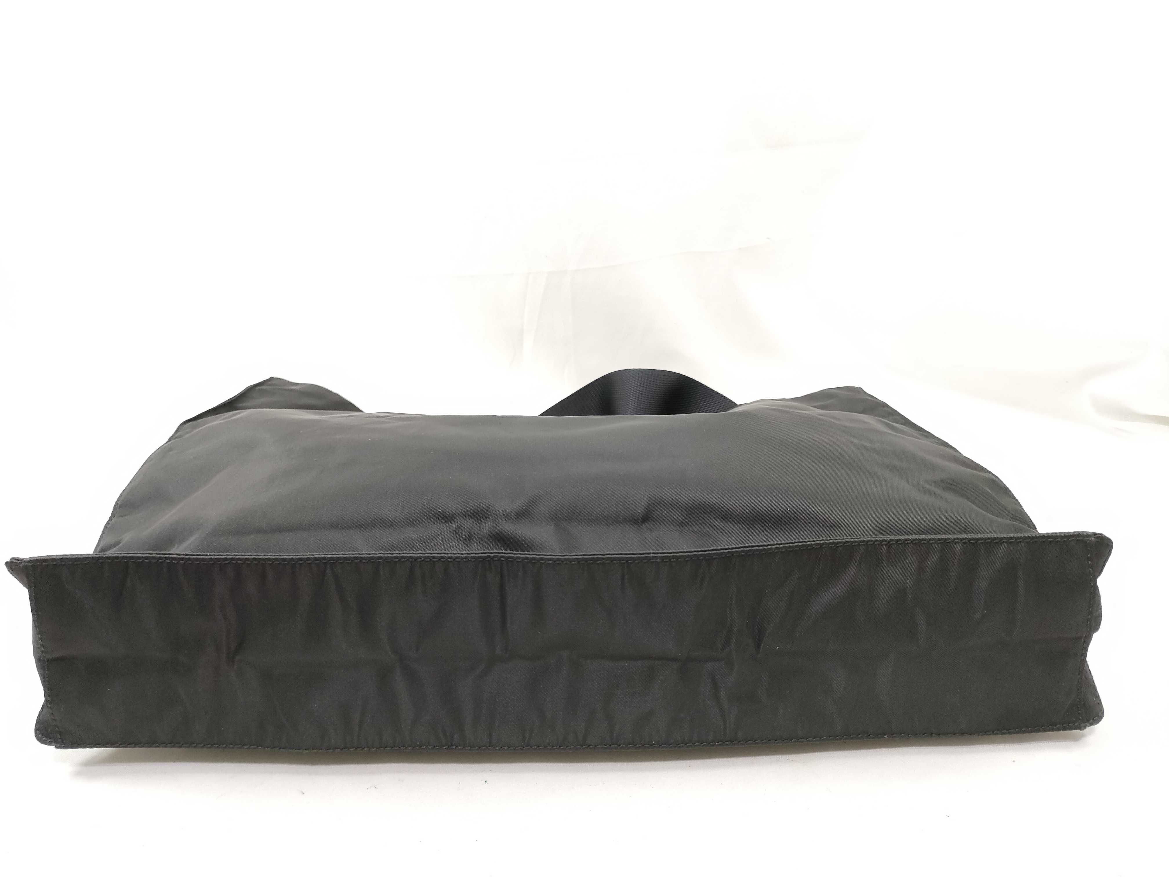 Nylon Tote Bag, Black Tote Bag — view 3