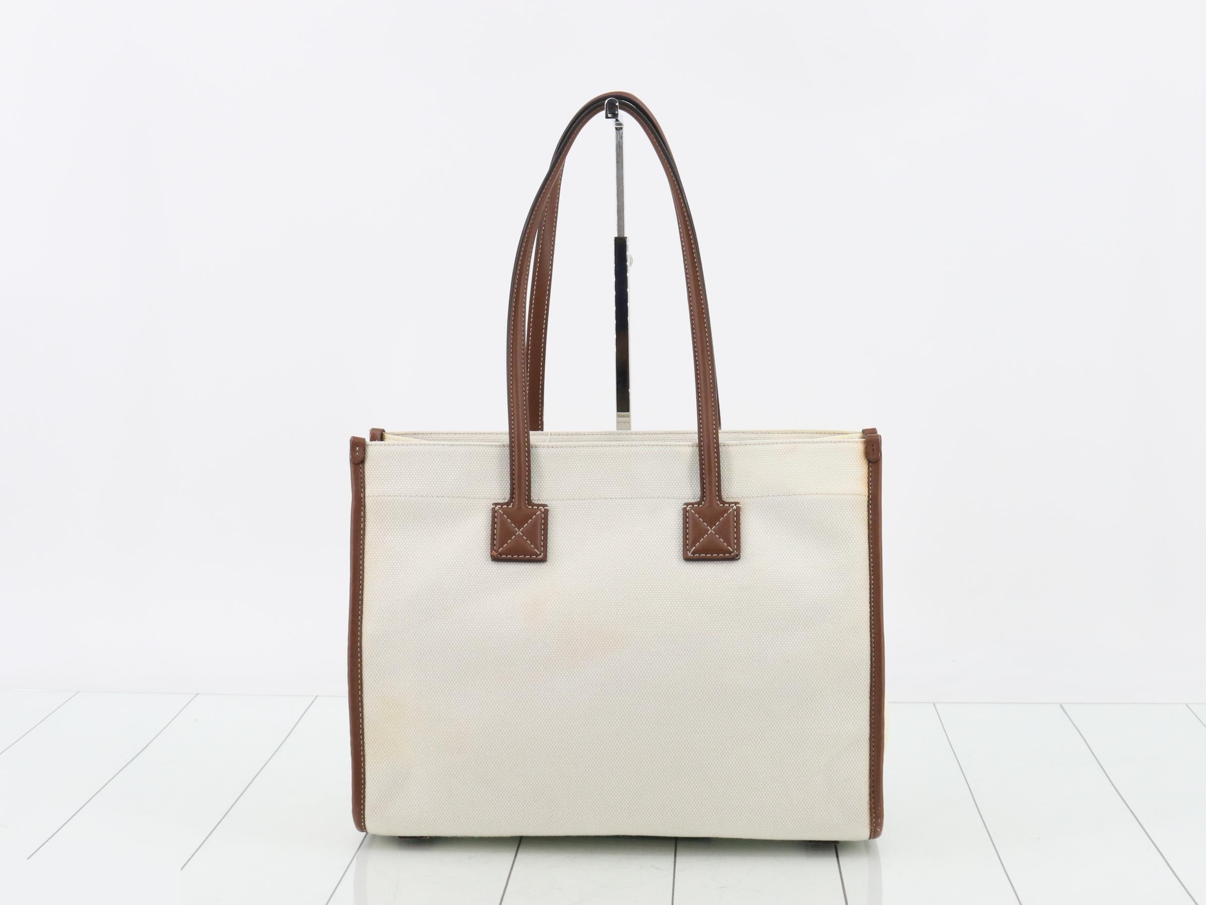 Freya Tote Small Canvas Ivory — view 2