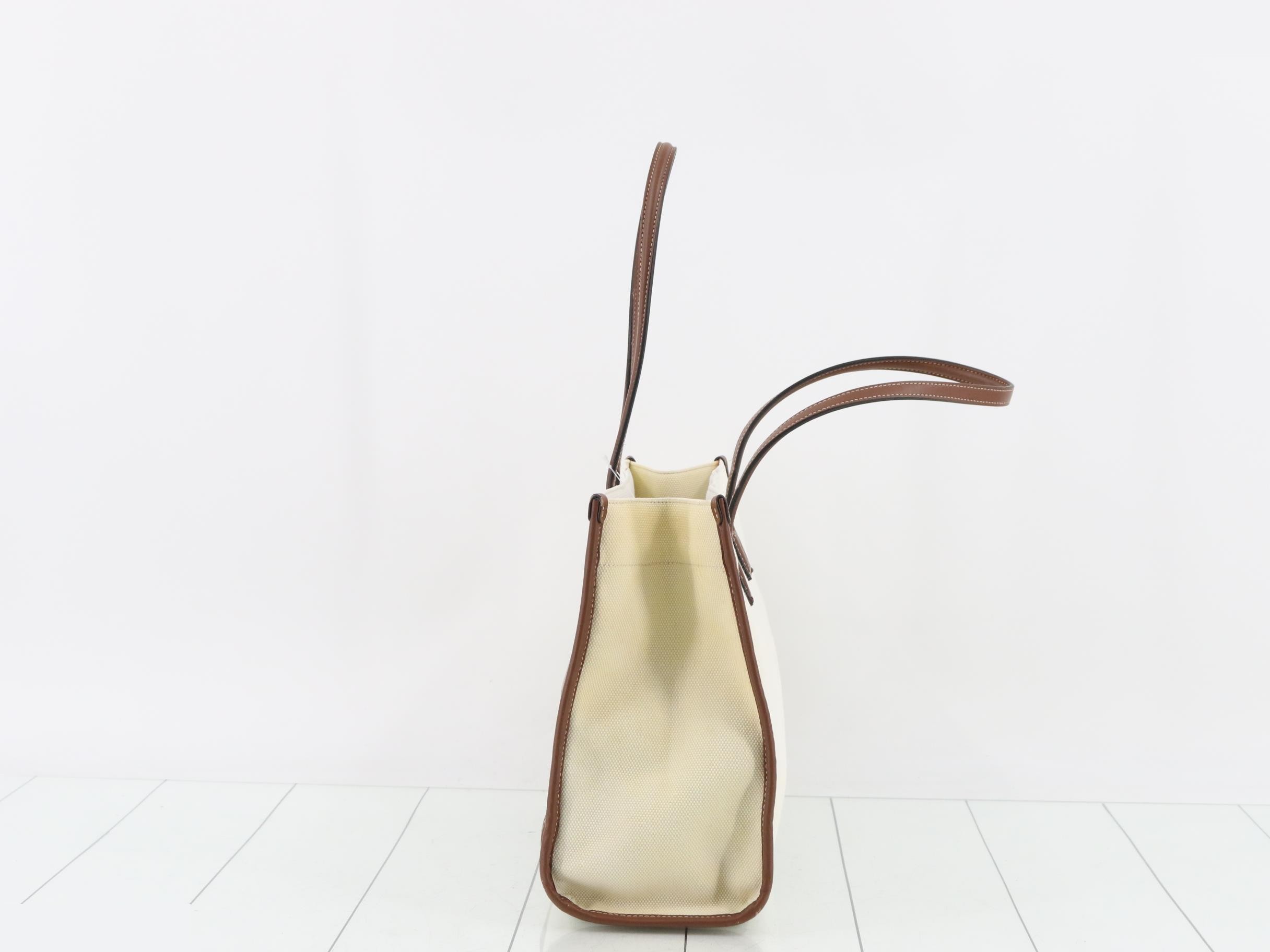 Freya Tote Small Canvas Ivory — view 3