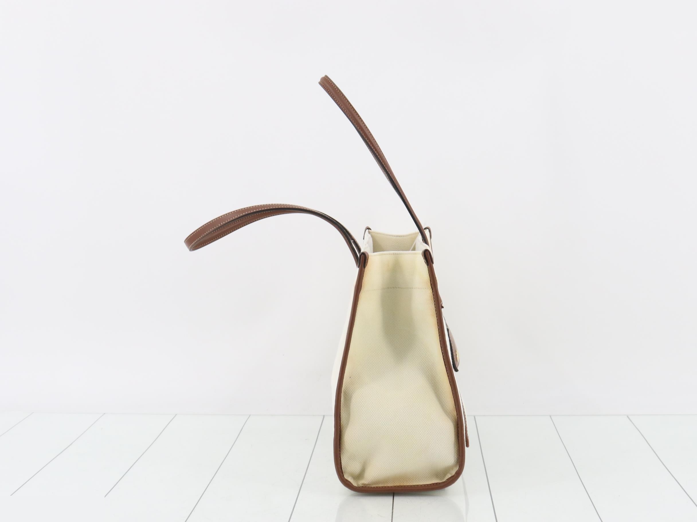 Freya Tote Small Canvas Ivory — view 4