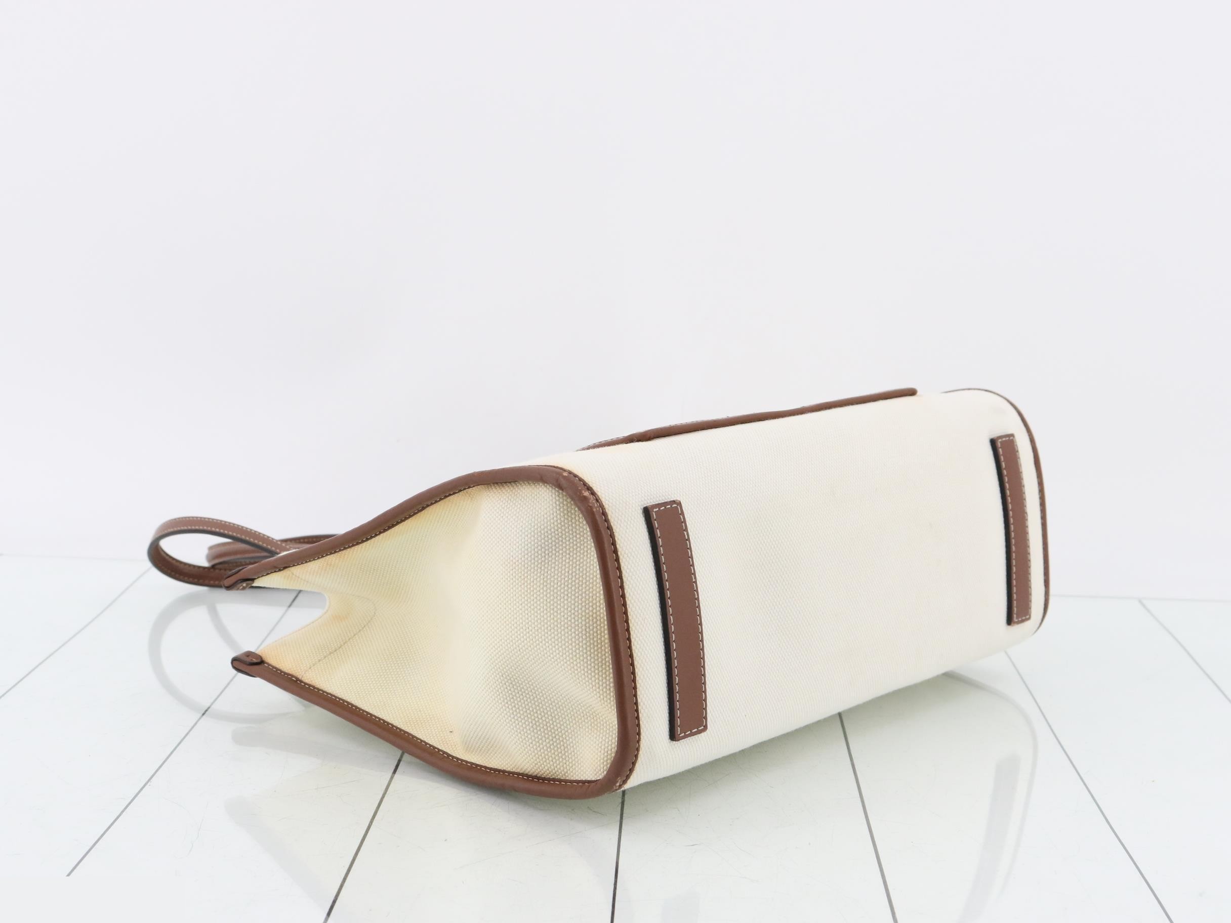 Freya Tote Small Canvas Ivory — view 5