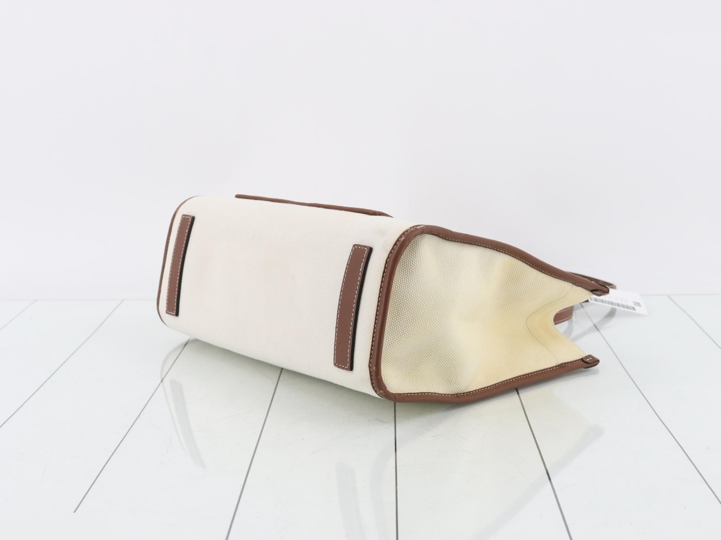 Freya Tote Small Canvas Ivory — view 6
