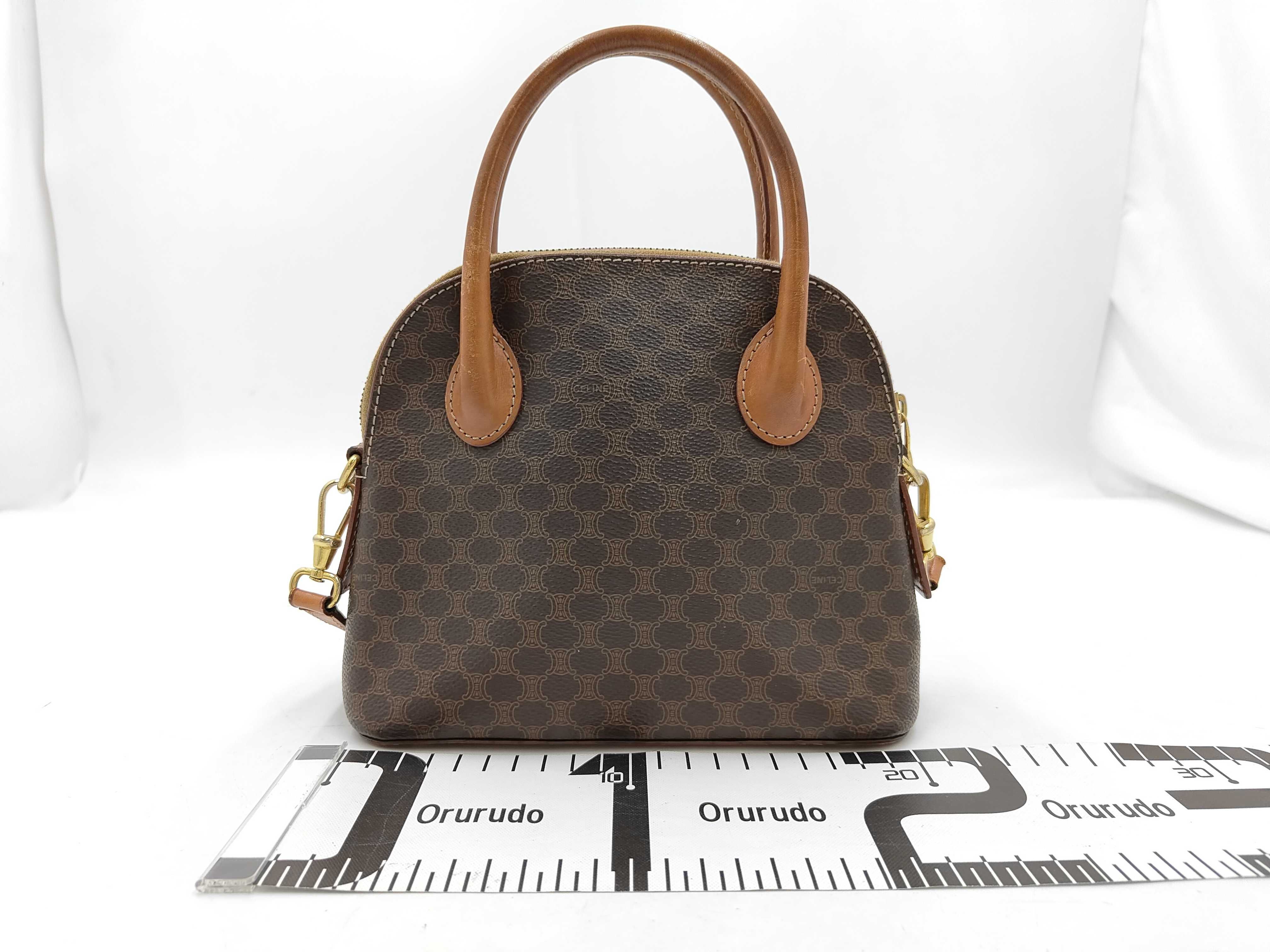 Macadam Shoulder Bag, Brown Handbag — view 2