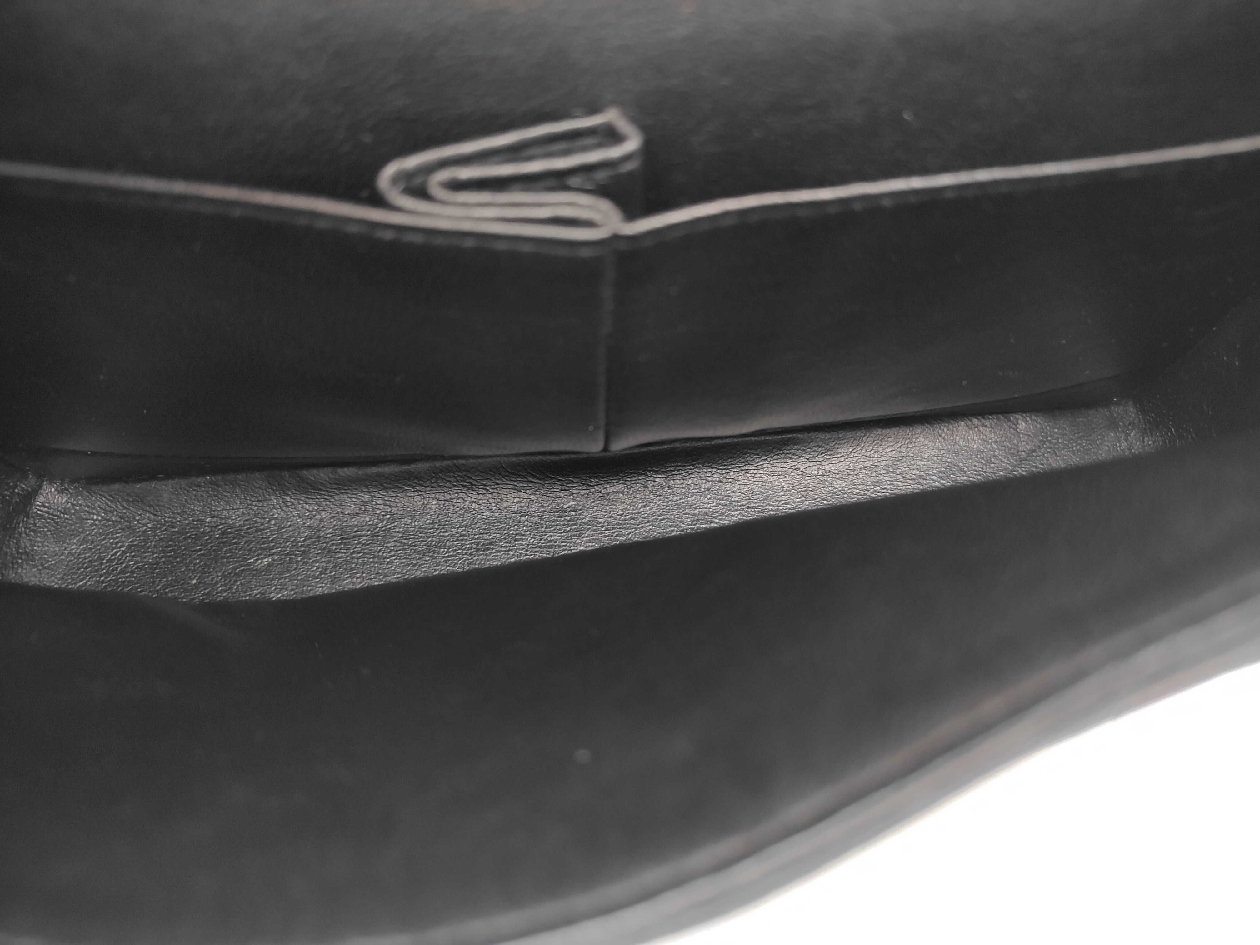 Matelassé Caviar Skin Double Flap Shoulder Bag — view 8
