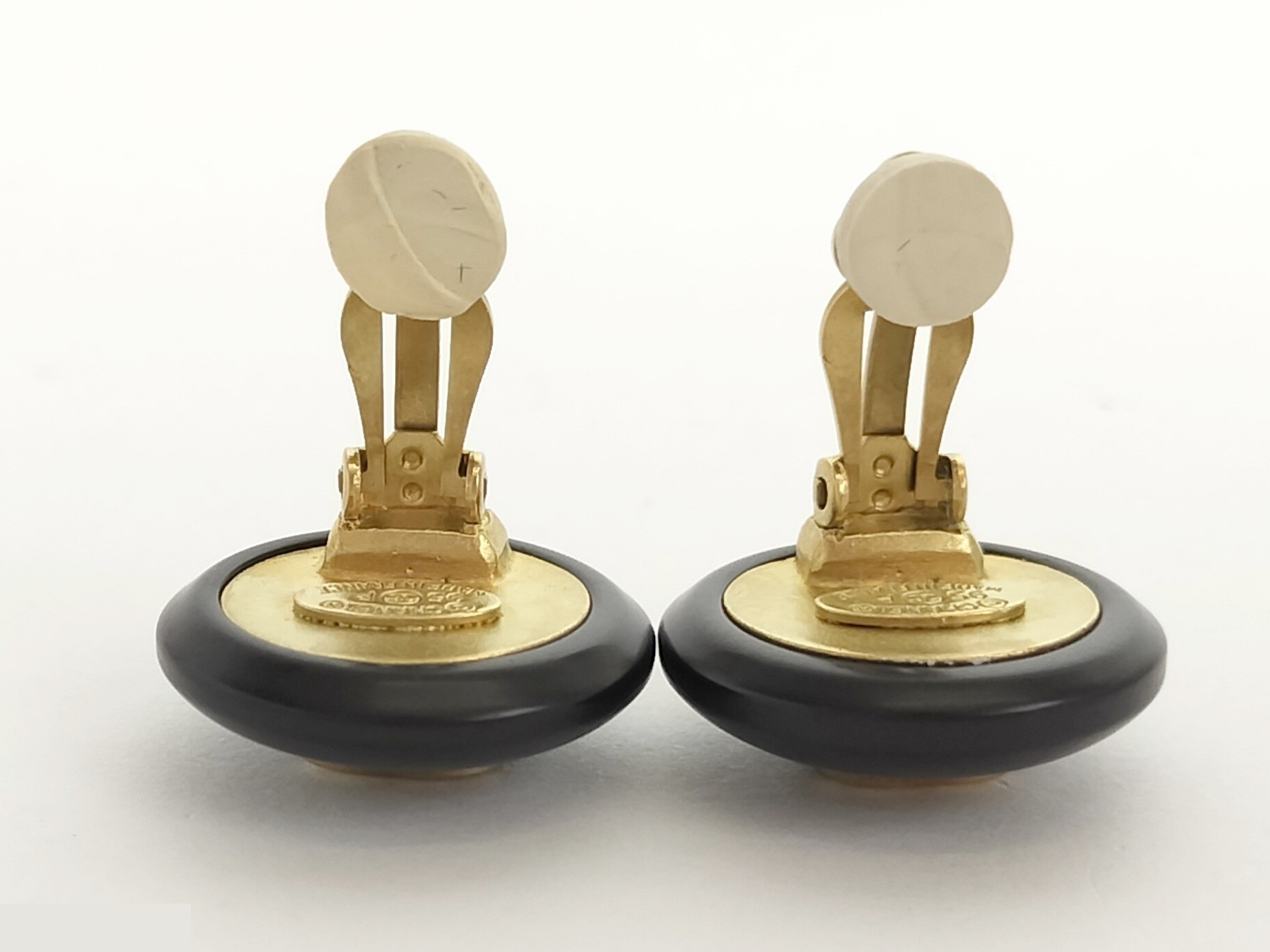 Coco Black Gold Earrings — view 3
