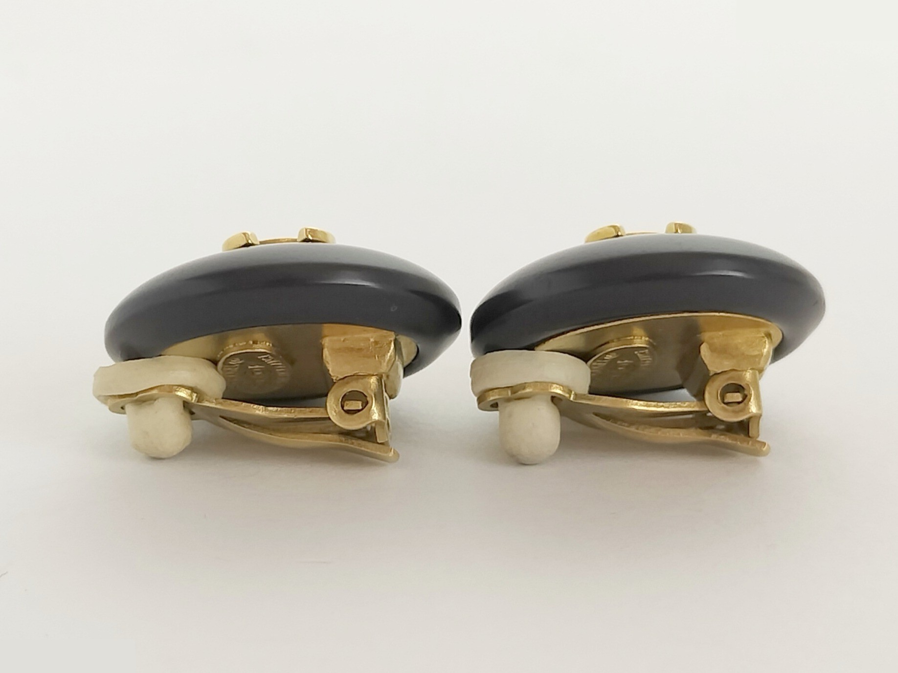 Coco Black Gold Earrings — view 5