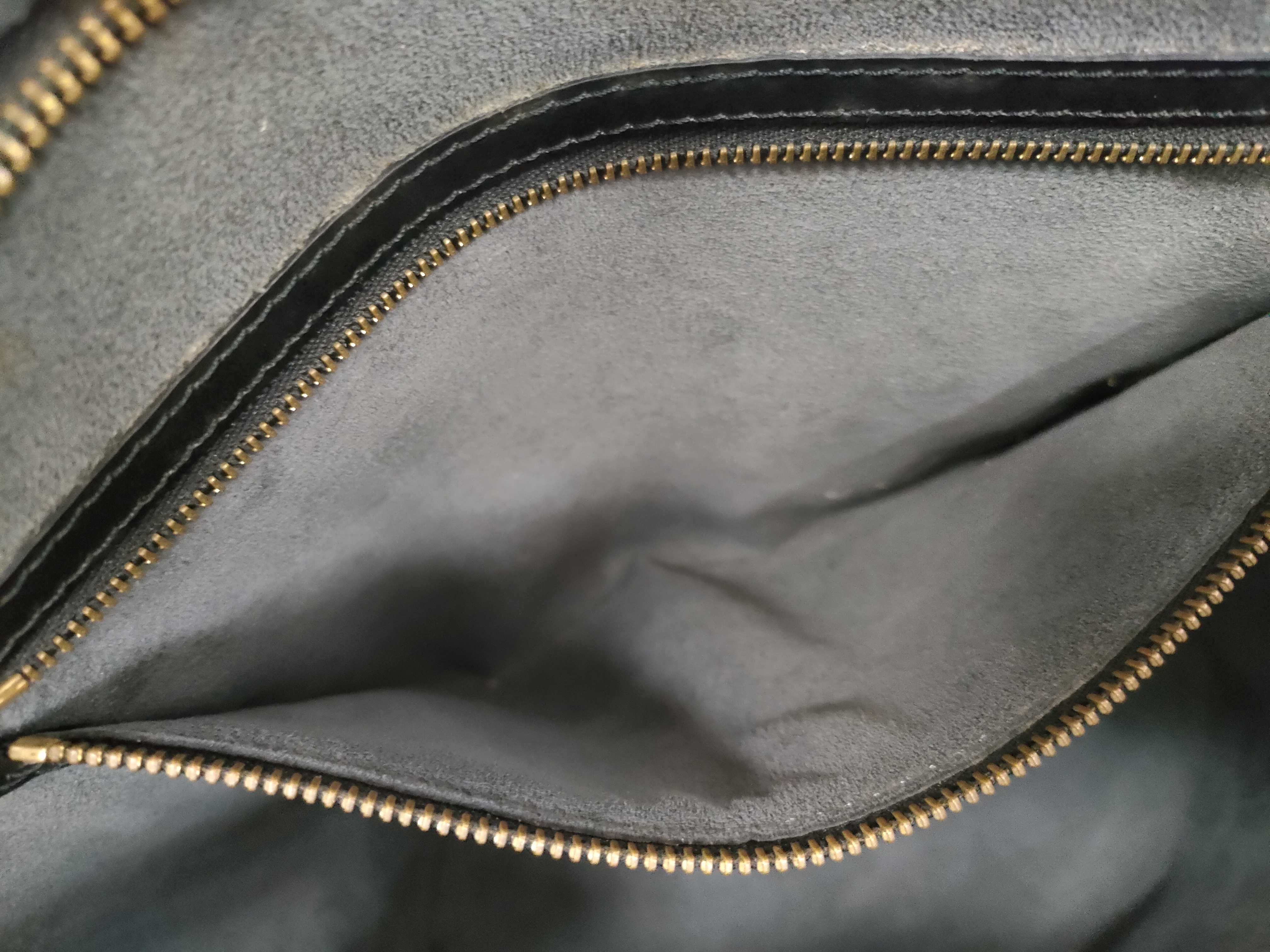 Epi Leather, Saint Jacques Epi Leather, Black Tote Bag, Noir Tote Bag — view 11
