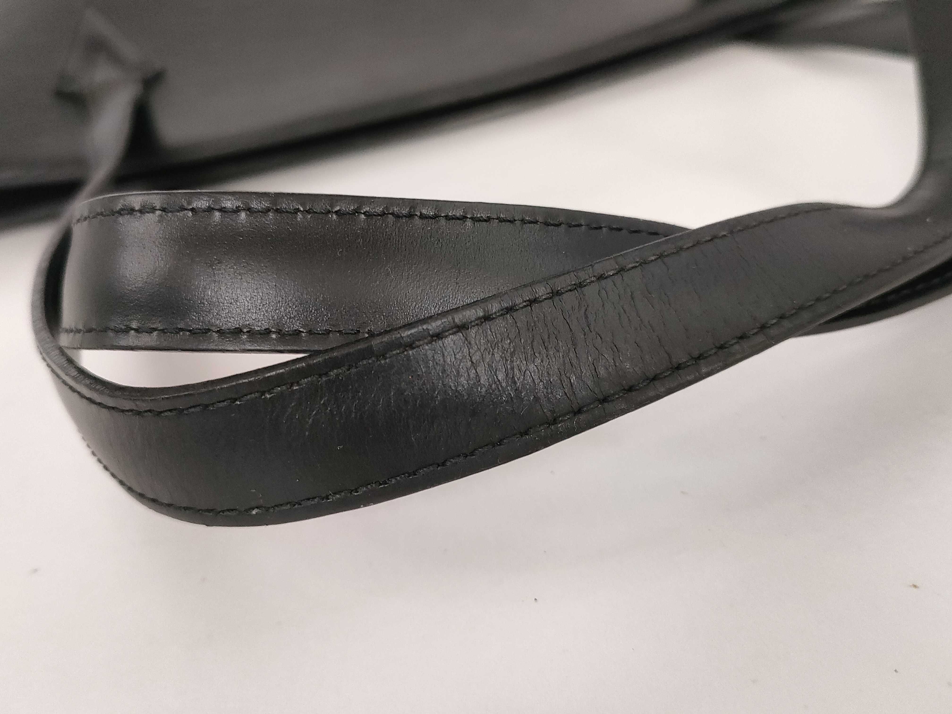 Epi Leather, Saint Jacques Epi Leather, Black Tote Bag, Noir Tote Bag — view 4