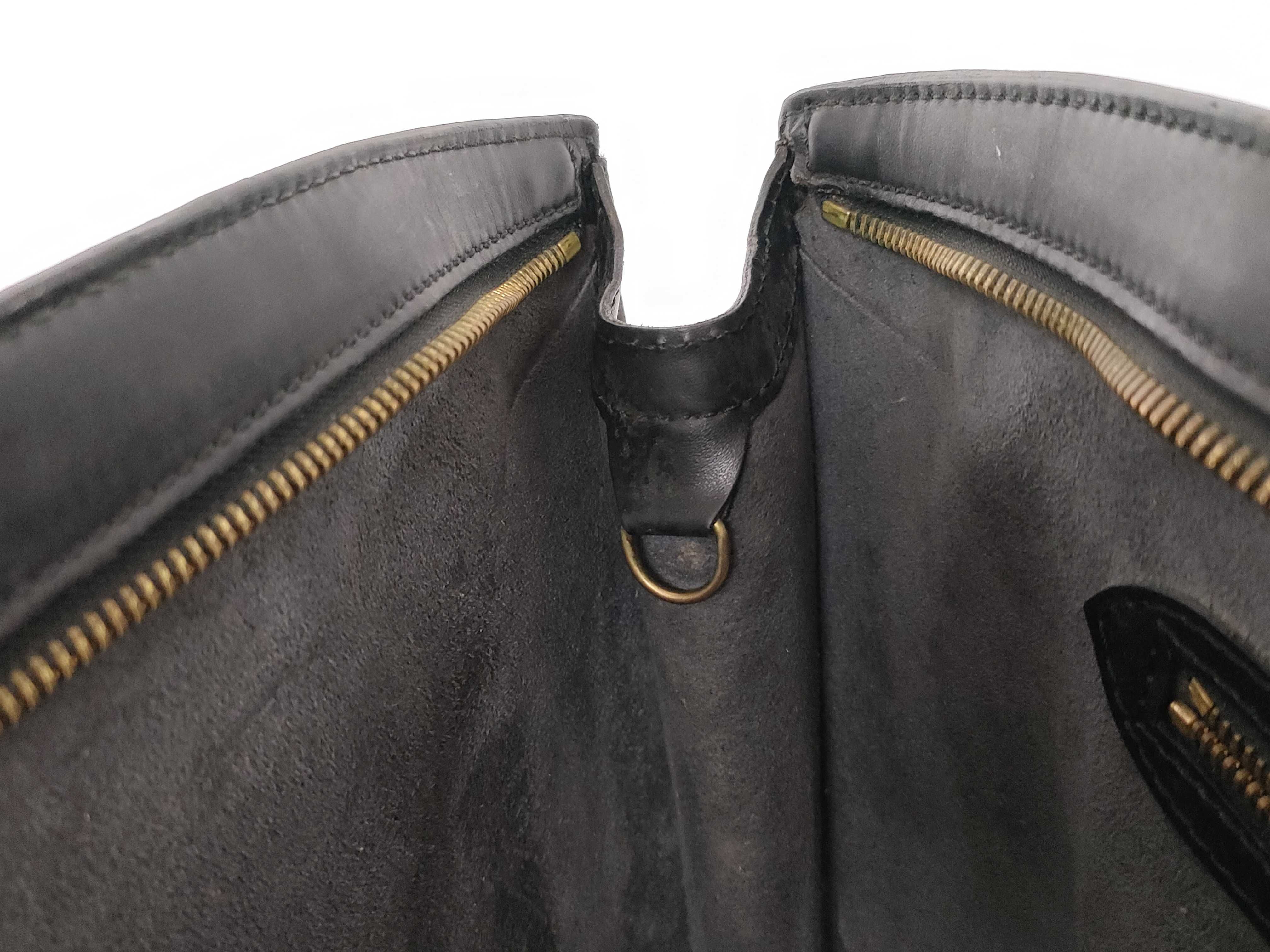 Epi Leather, Saint Jacques Epi Leather, Black Tote Bag, Noir Tote Bag — view 10
