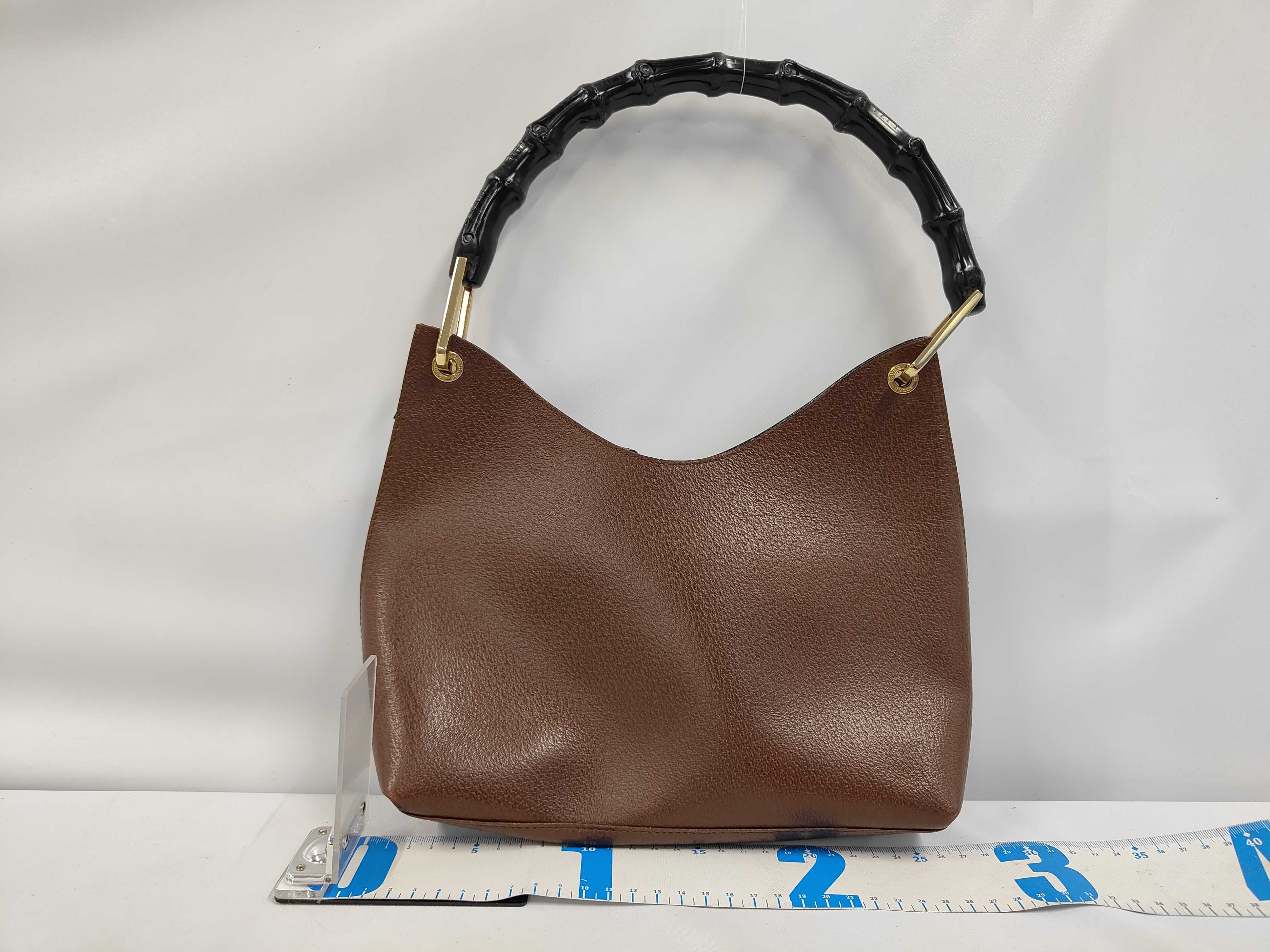Leather Bamboo 001 1883 Shoulder Bag — view 2