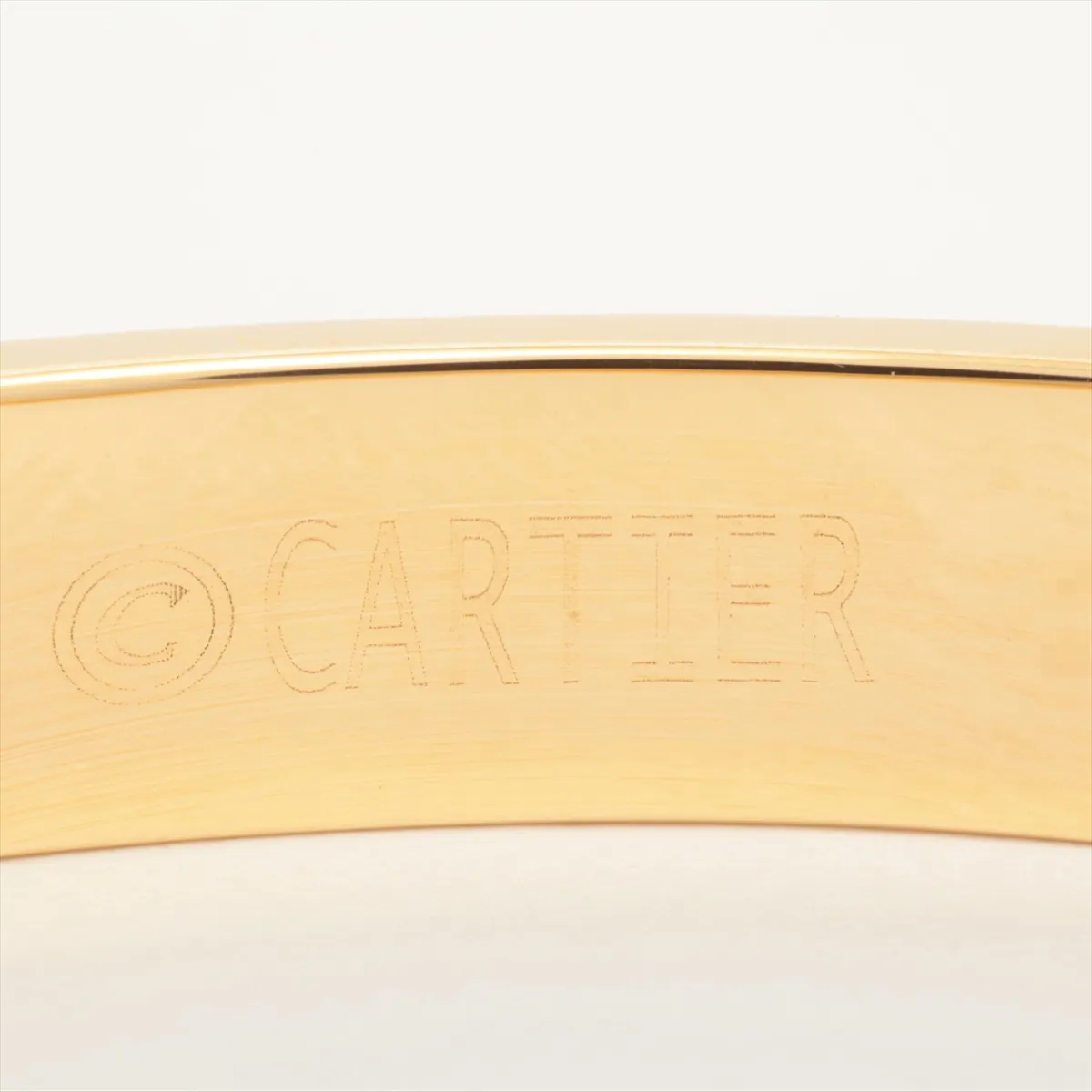 Anniversary Diamond Bracelet 750(YG) 34.9g M10376 Wobble, Faint engraving, Some inside metal is torn — view 6