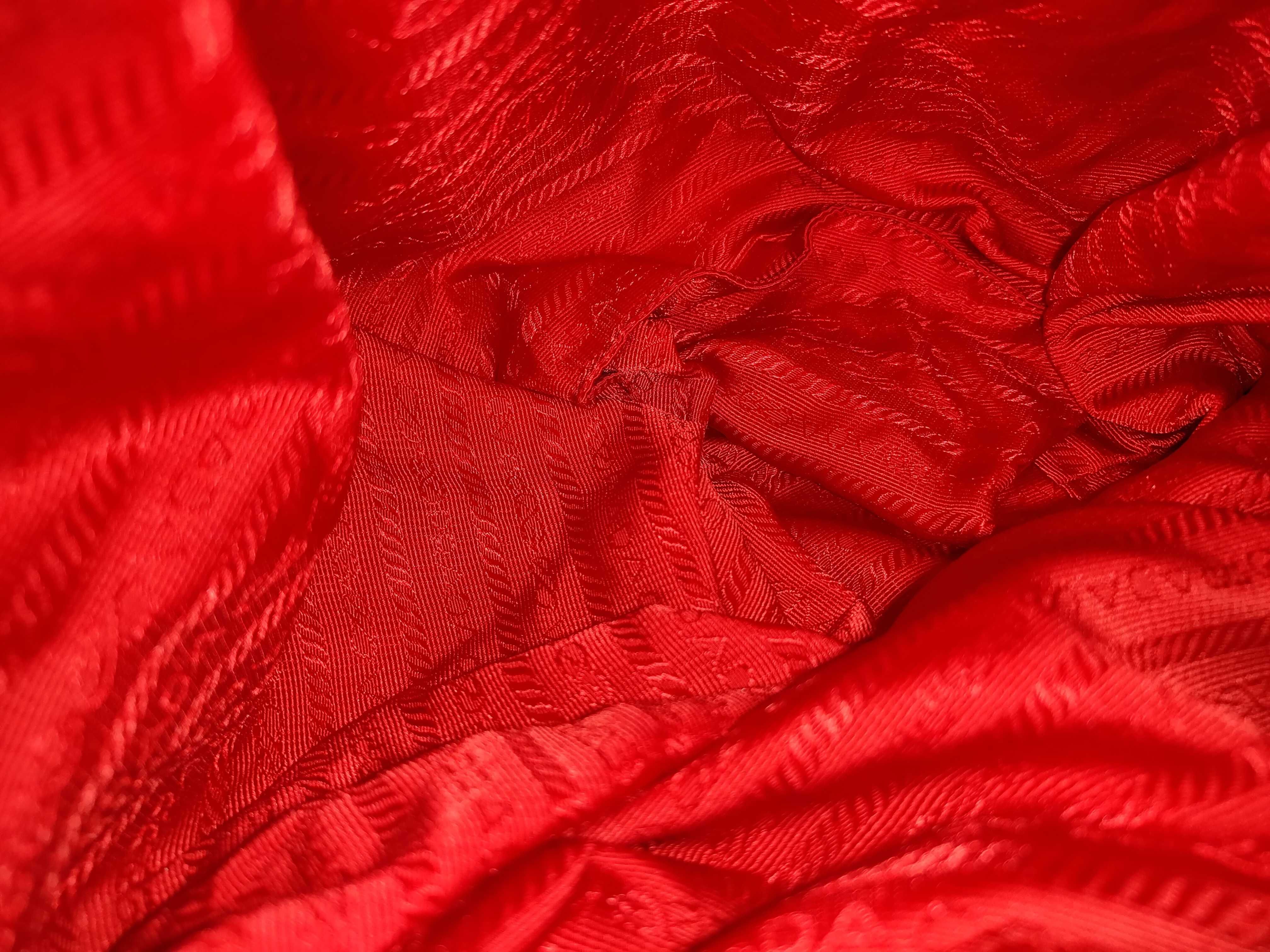 Nylon Backpack, Red — view 11