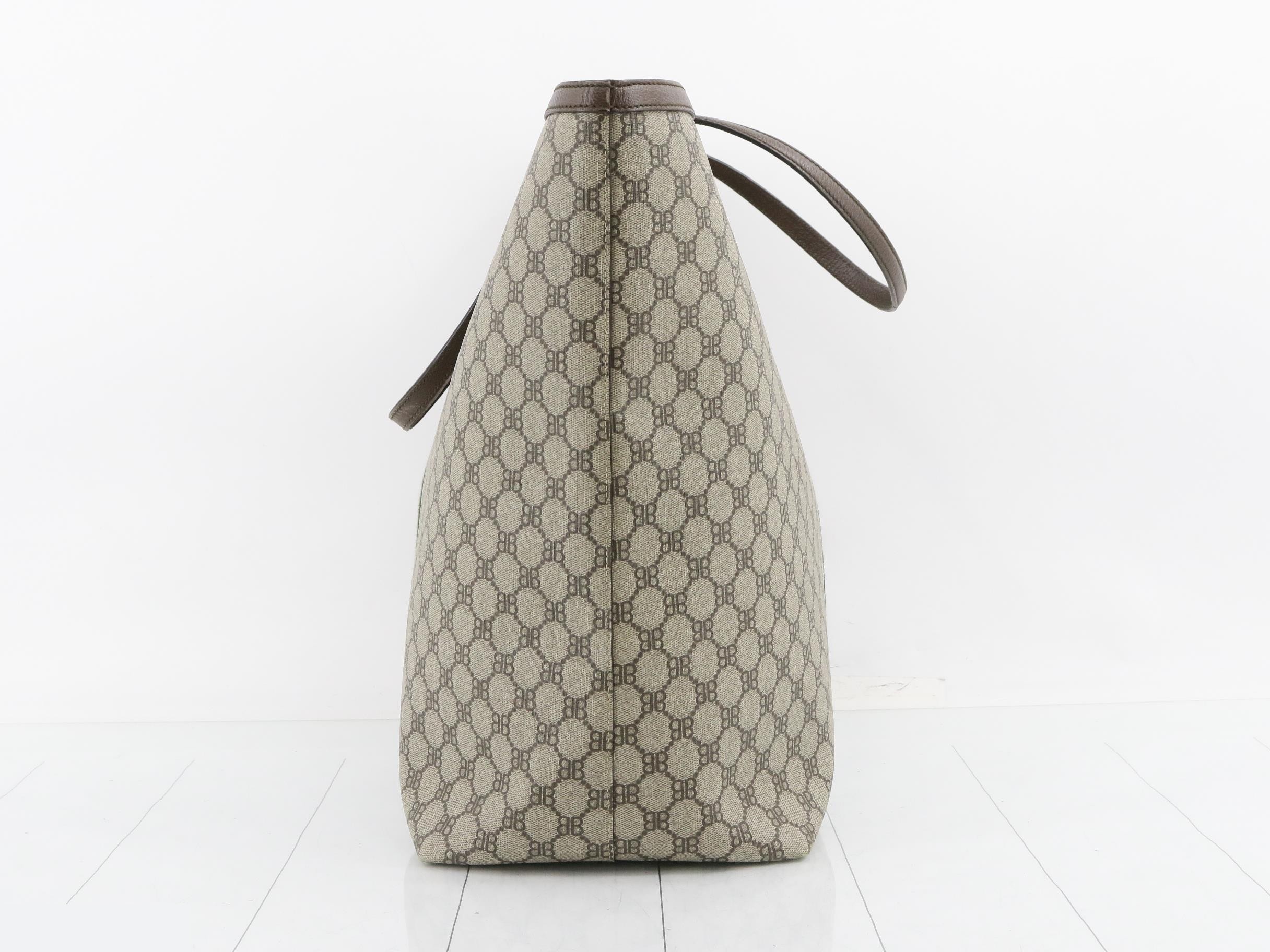 x Gucci The Hacker Project GG Supreme Tote Bag — view 3