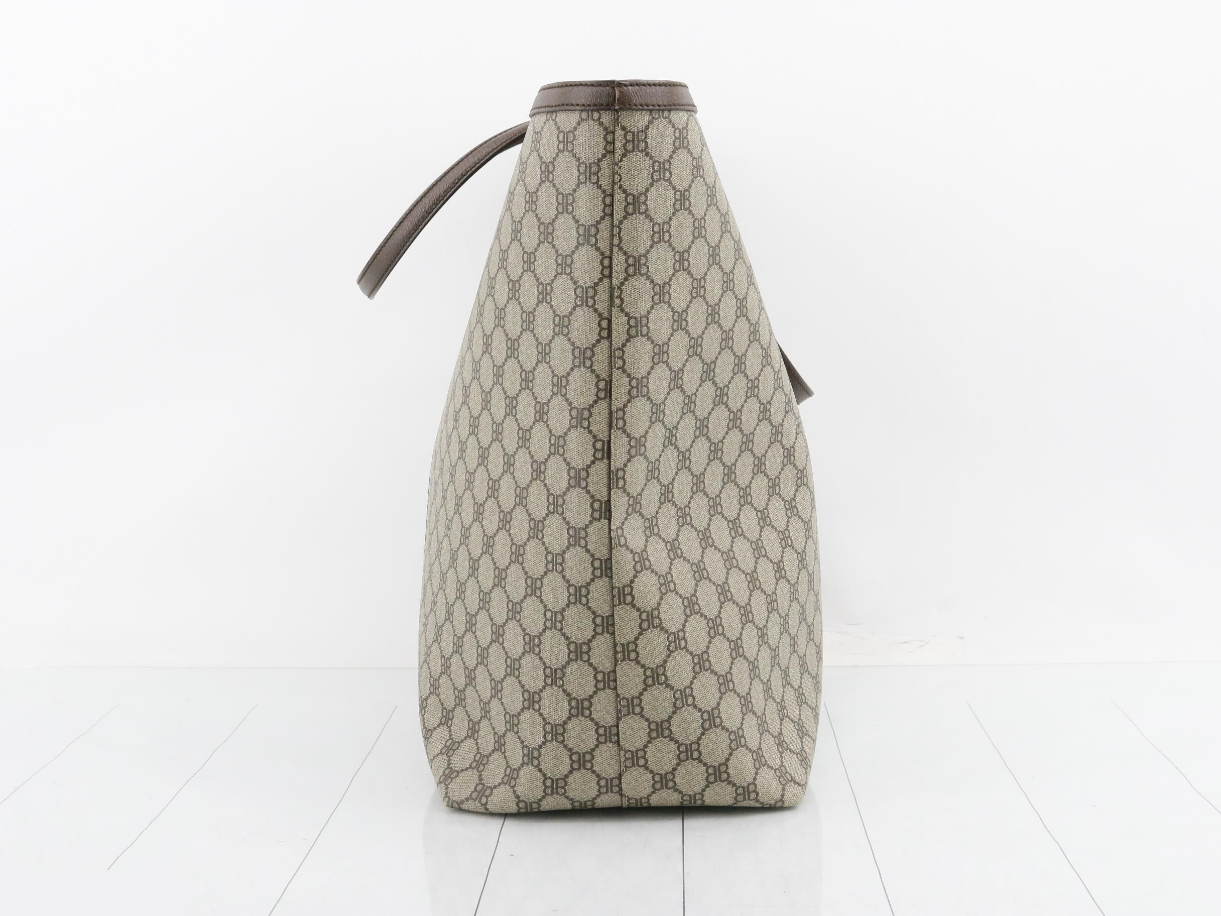 x Gucci The Hacker Project GG Supreme Tote Bag — view 4