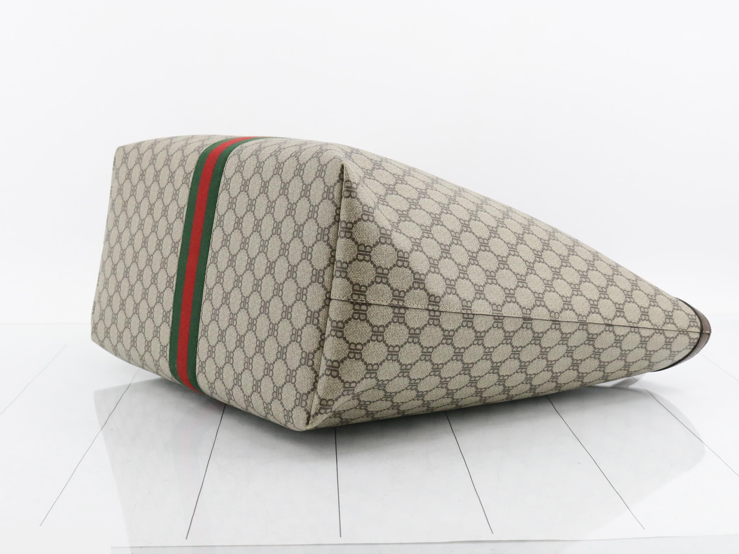 x Gucci The Hacker Project GG Supreme Tote Bag — view 6