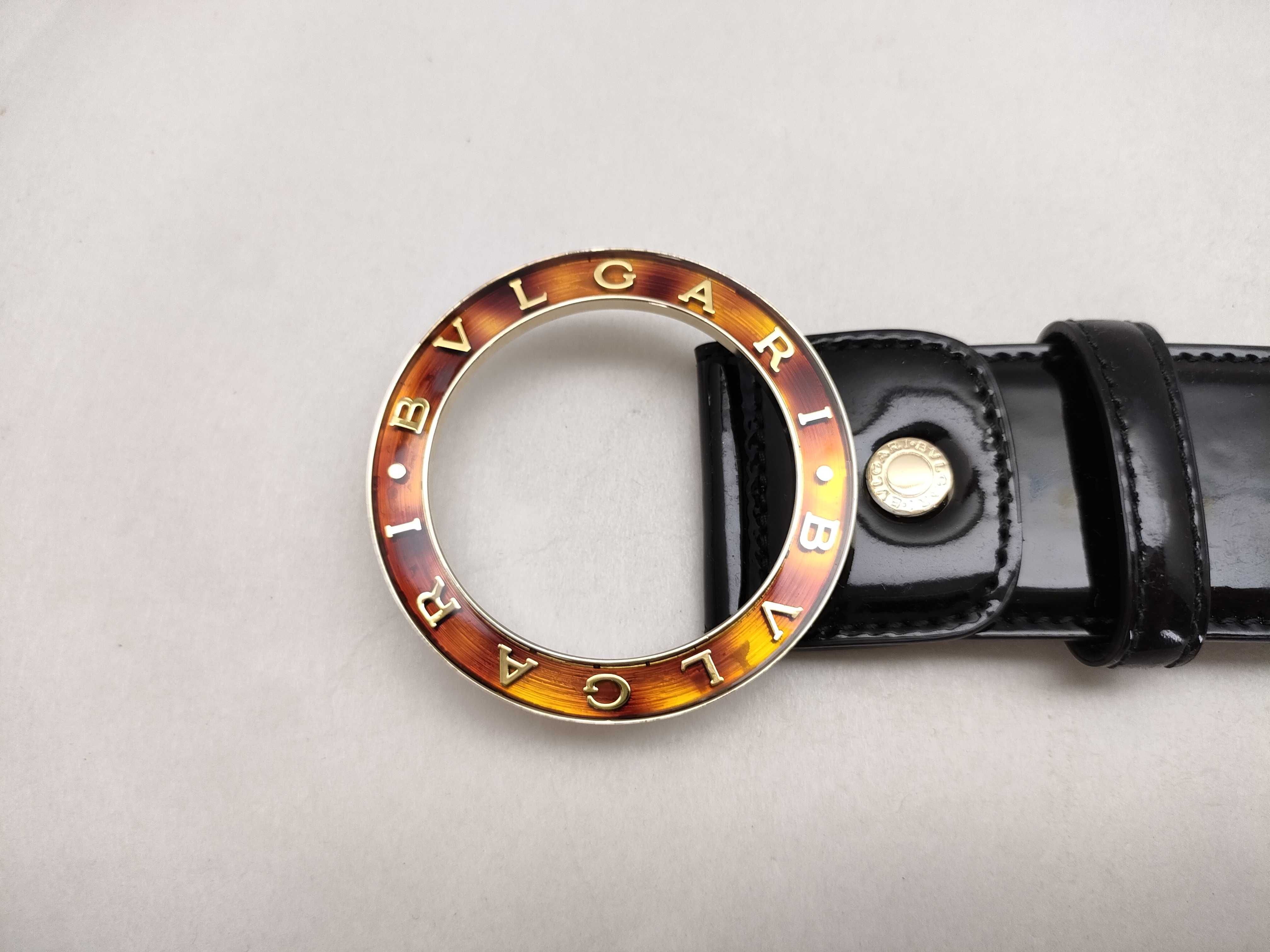 Bulgari Black Enamel Belt SA・A13・35349 110/44 Belt — view 3