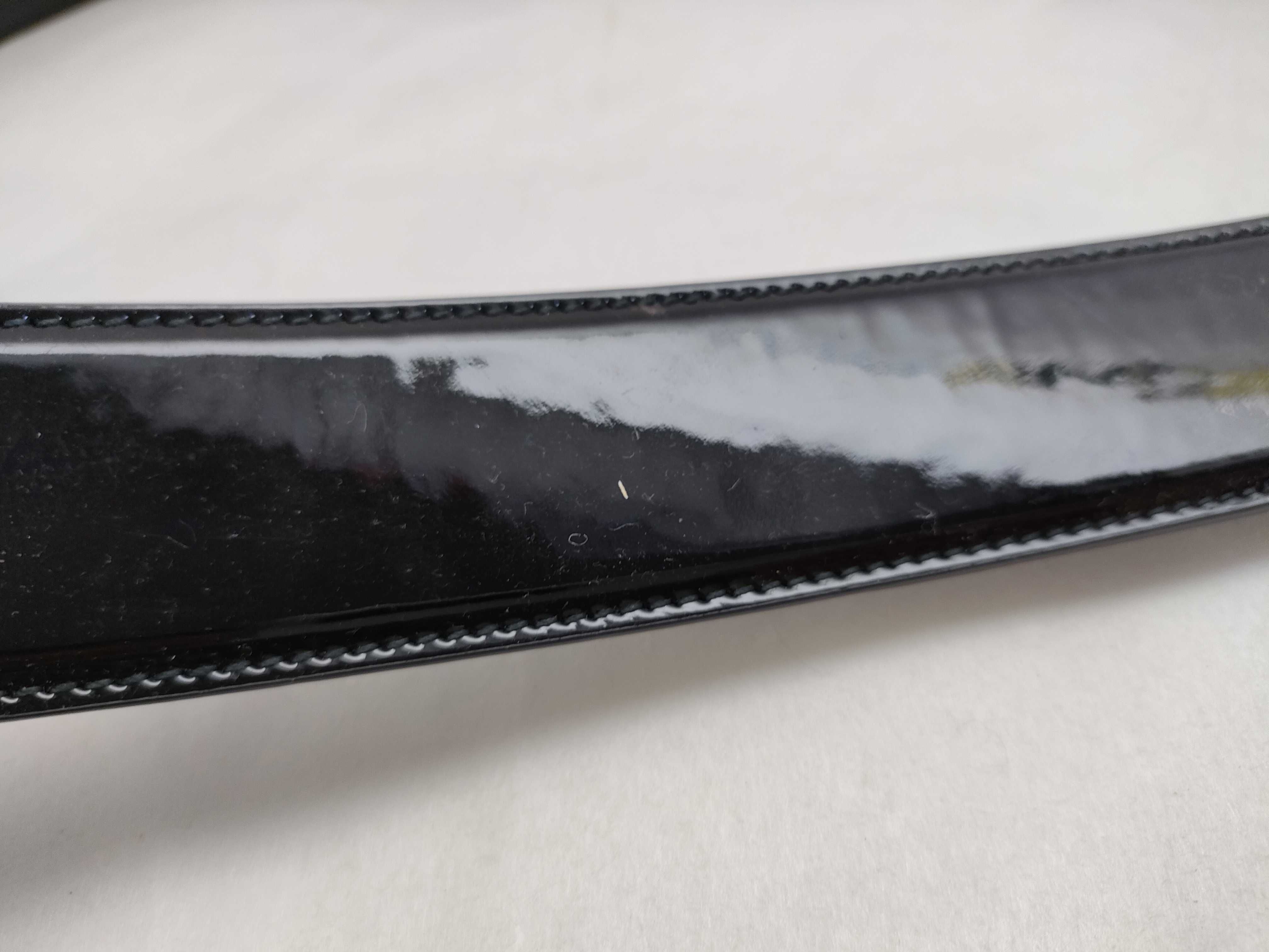 Bulgari Black Enamel Belt SA・A13・35349 110/44 Belt — view 8
