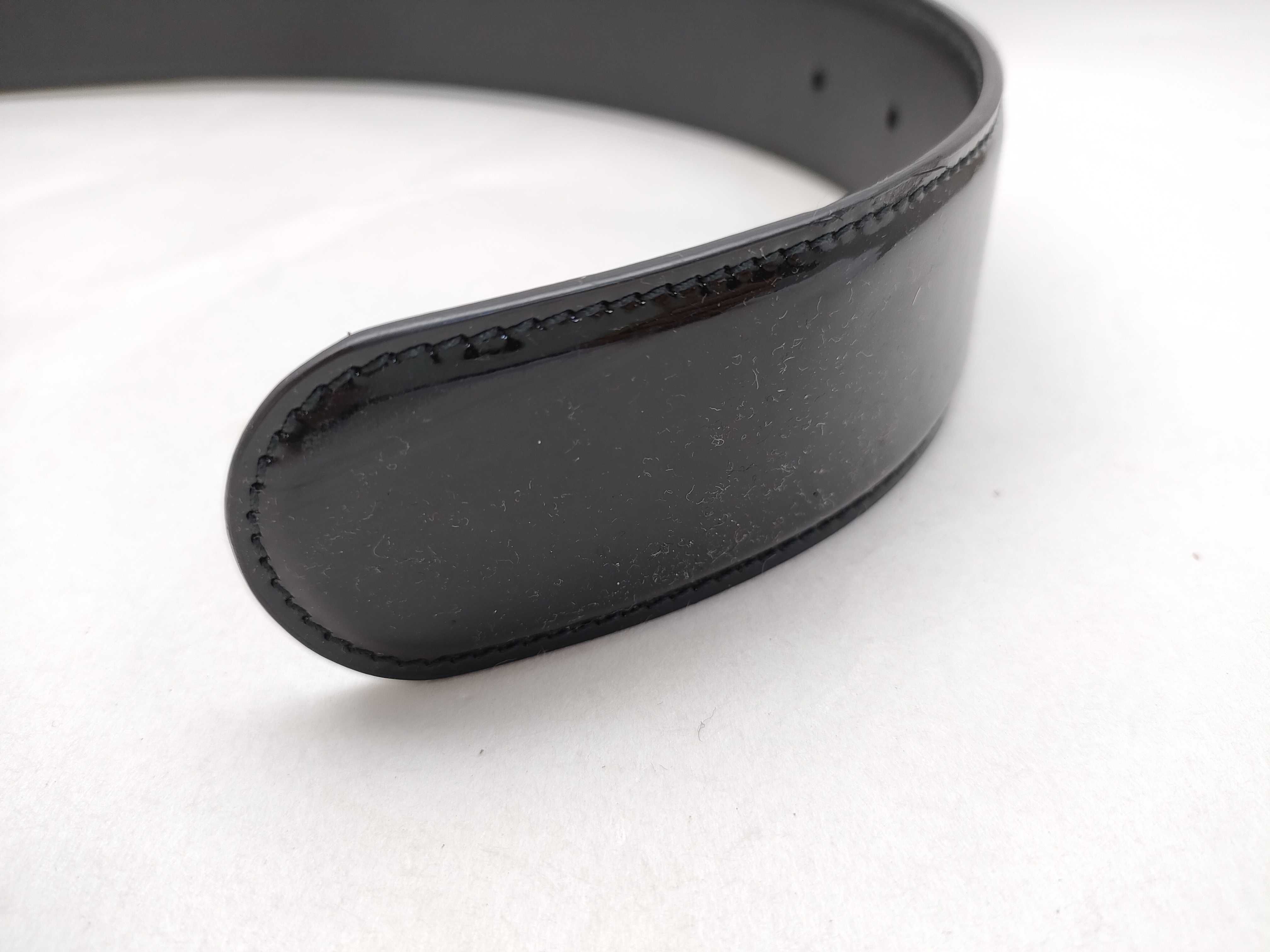 Bulgari Black Enamel Belt SA・A13・35349 110/44 Belt — view 9