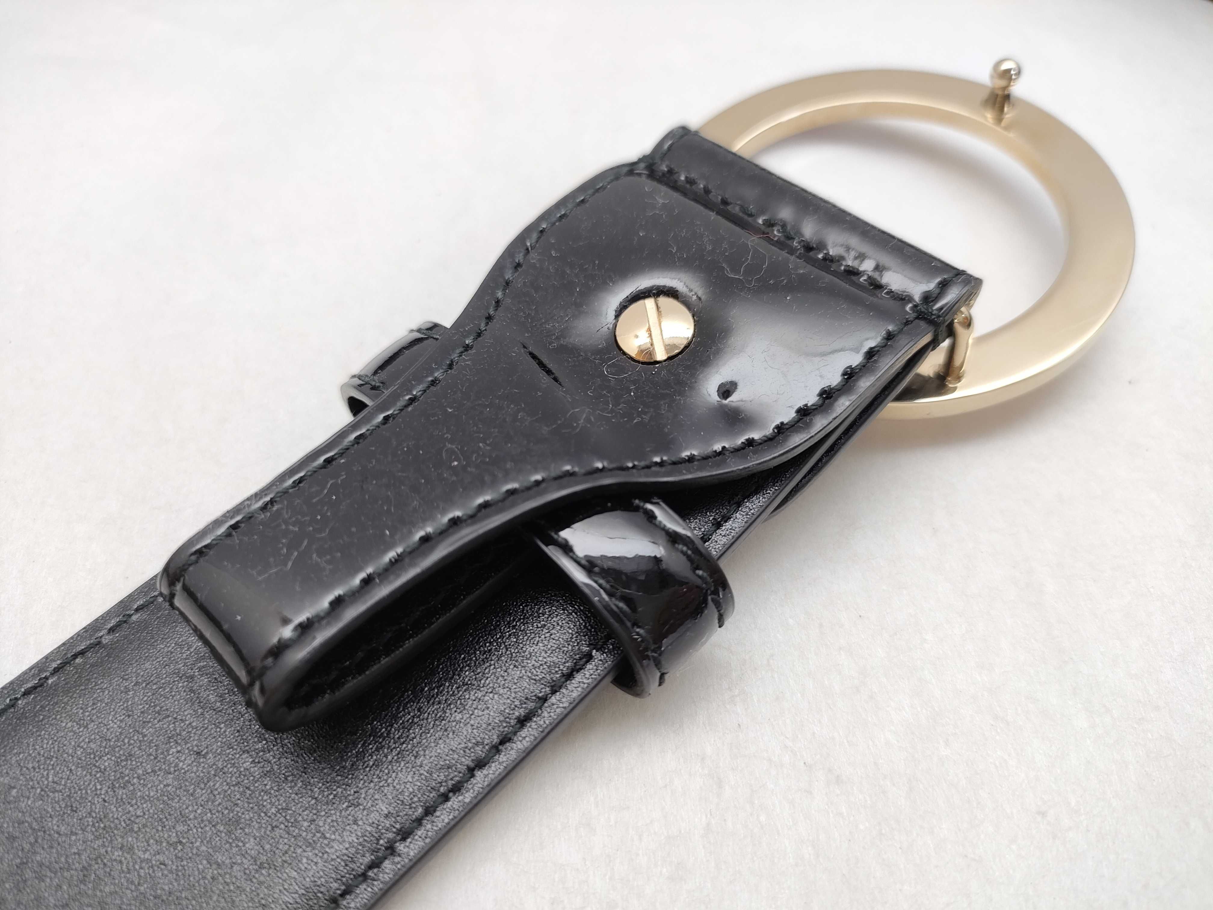 Bulgari Black Enamel Belt SA・A13・35349 110/44 Belt — view 10