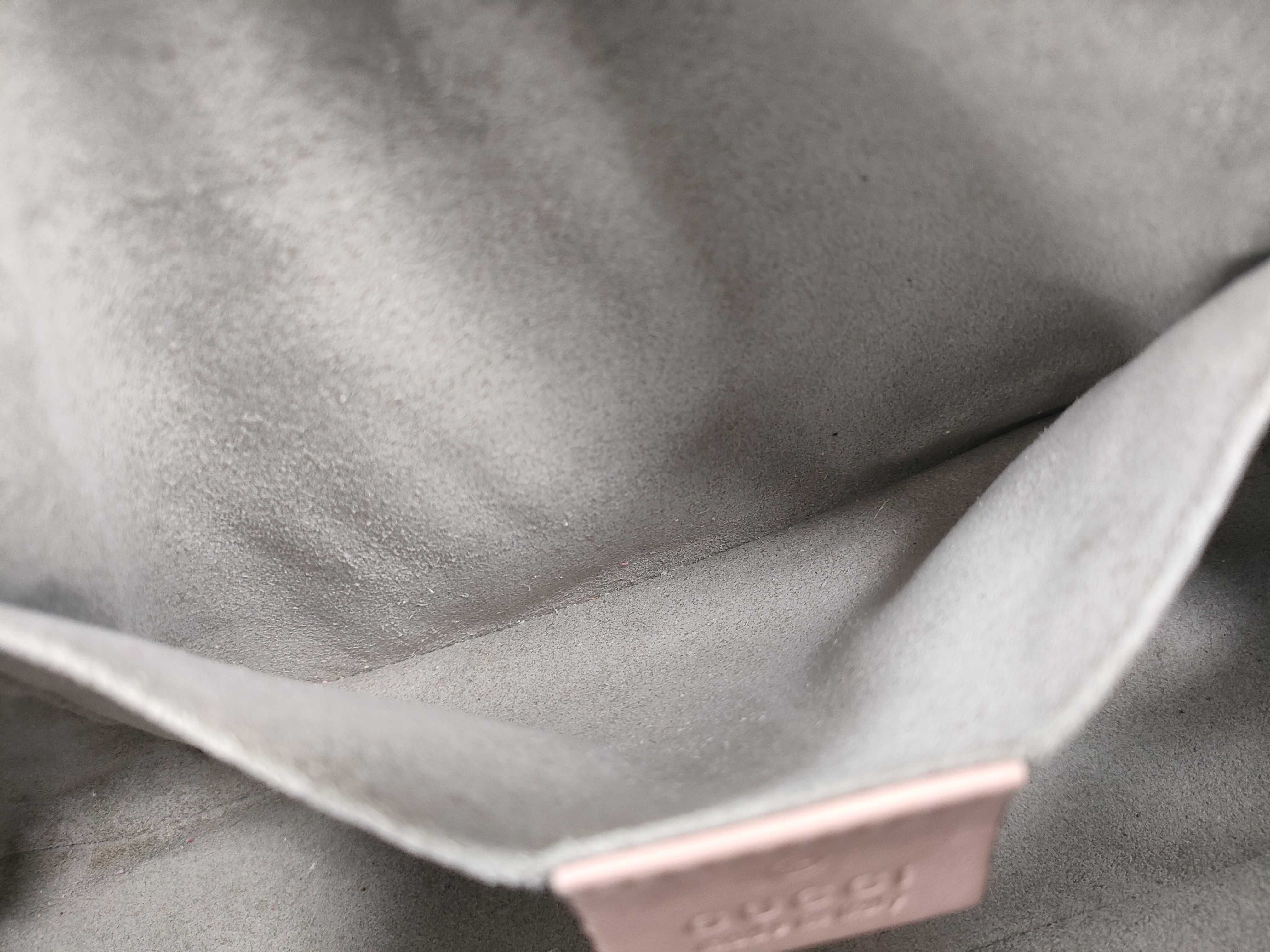 GG Marmont Leather Pink Shoulder Bag 447632 — view 11