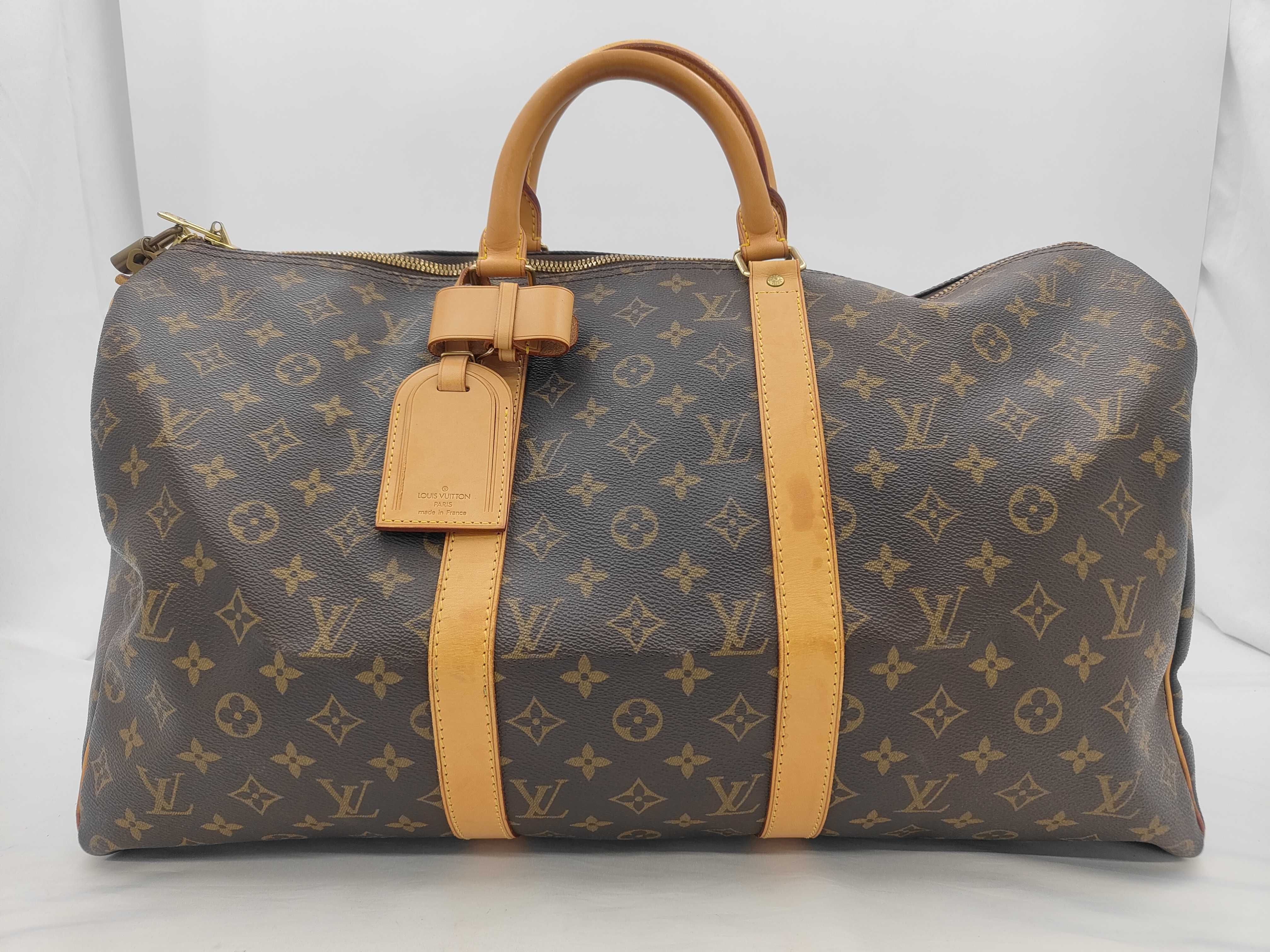 Monogram M41426 Keepall 50 Boston Bag