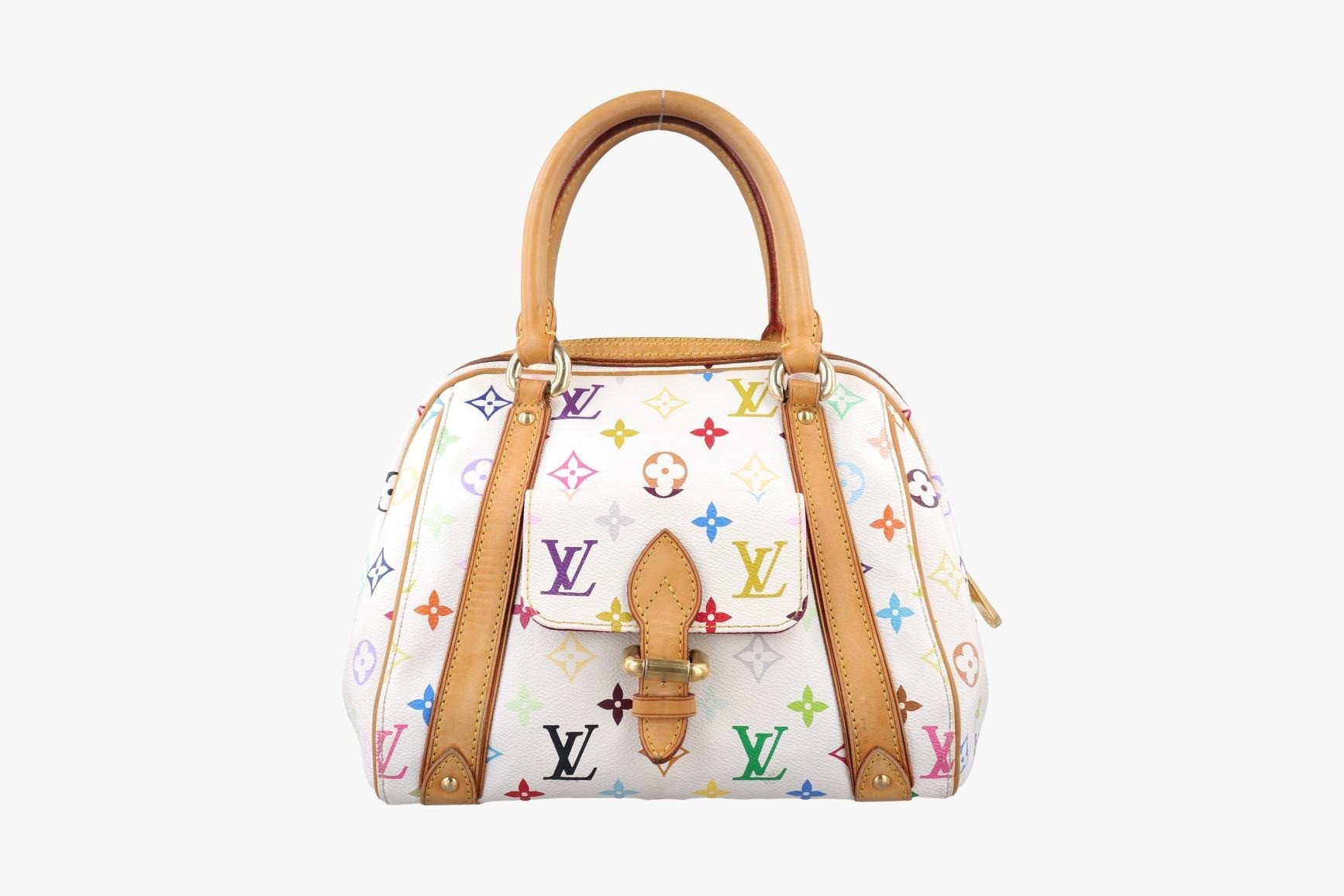 Priscilla Monogram Multicolor Blanc