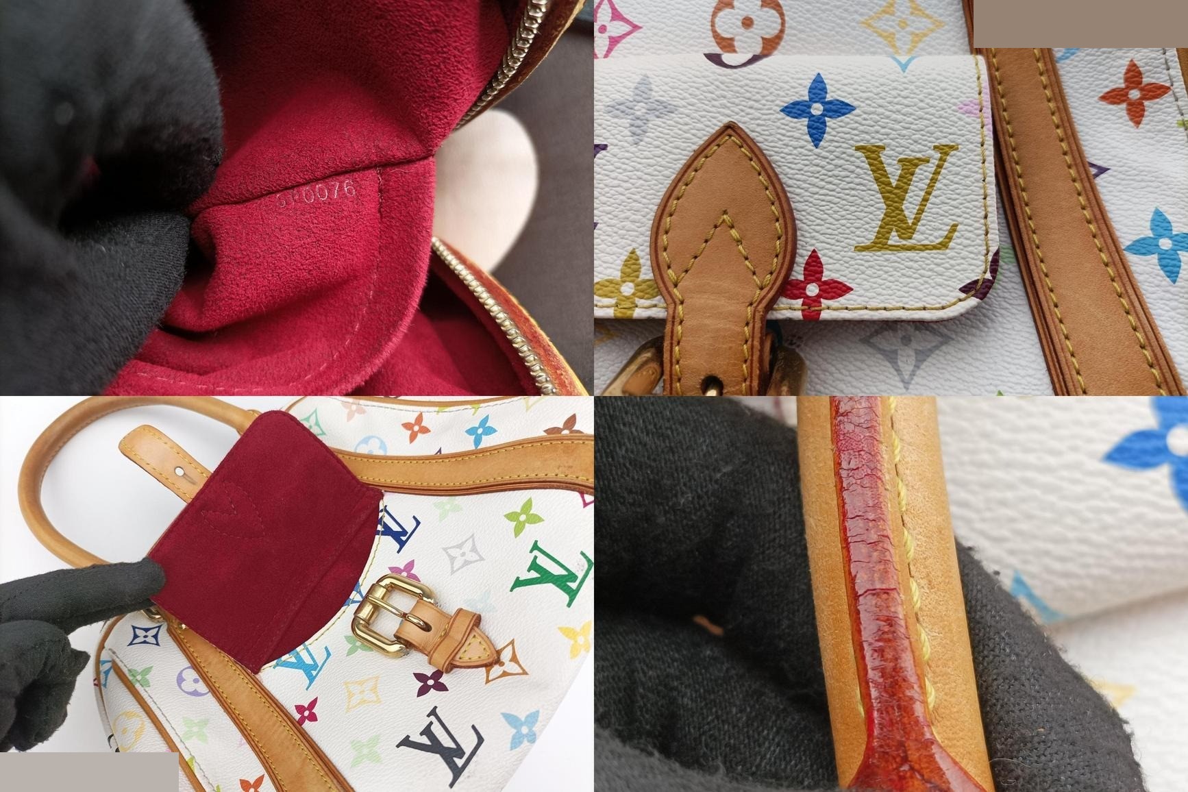 Priscilla Monogram Multicolor Blanc — view 8